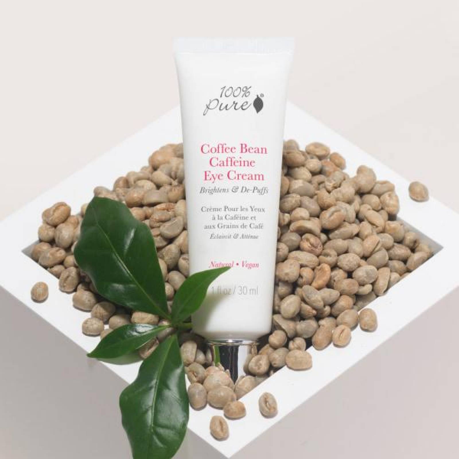 Coffee Bean Caffeine Eye Cream   100% Pure