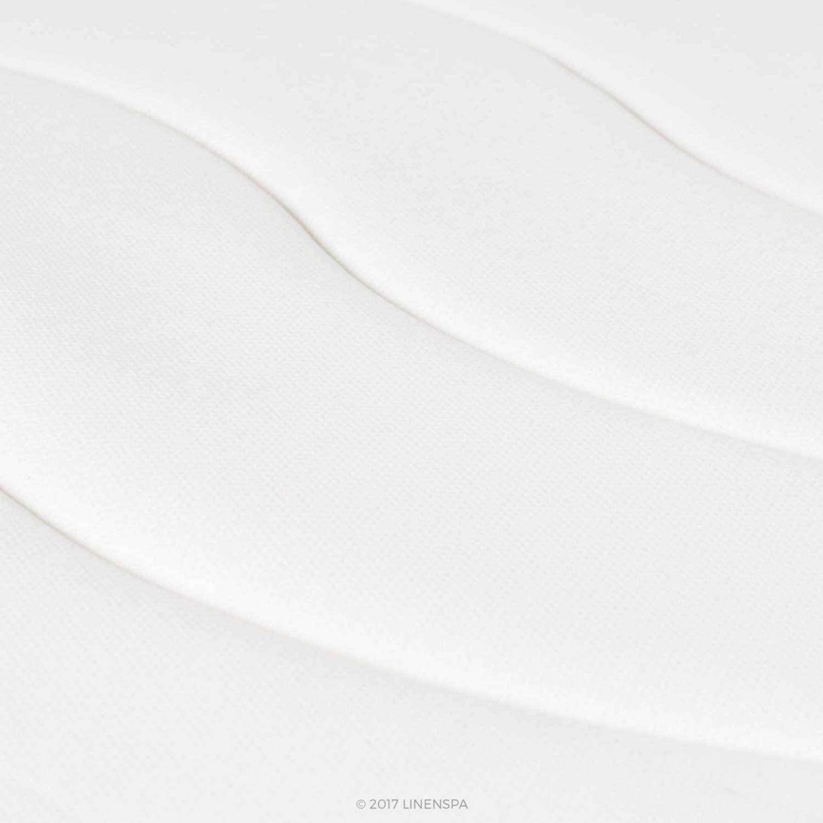 Colchón híbrido de látex de 25 cm Linenspa: ofrece soporte, tacto sensible, firmeza mediana, tempera Individual Blanco