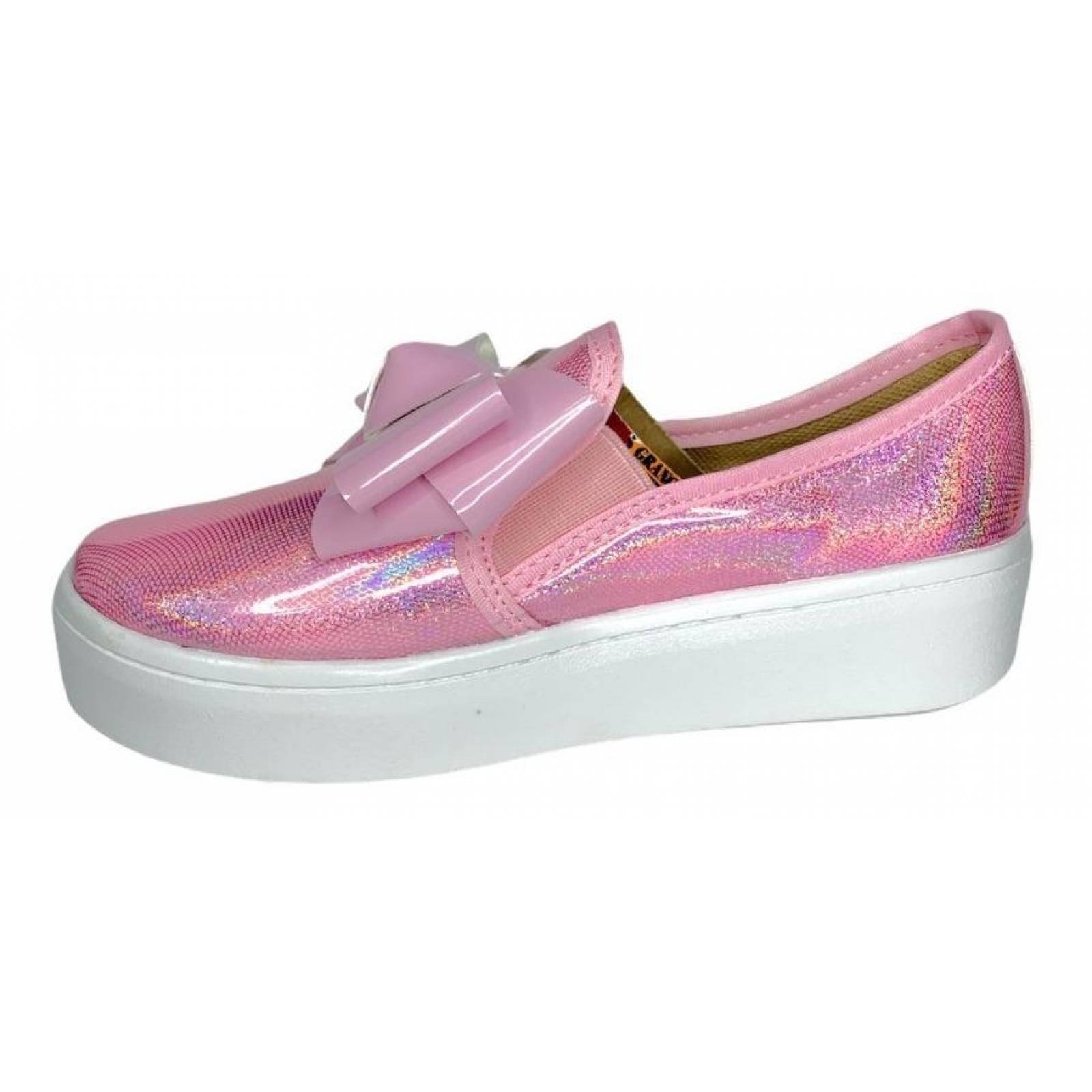 Tenis De Niñas Cute Rosita Moño Metedera Urbanos 