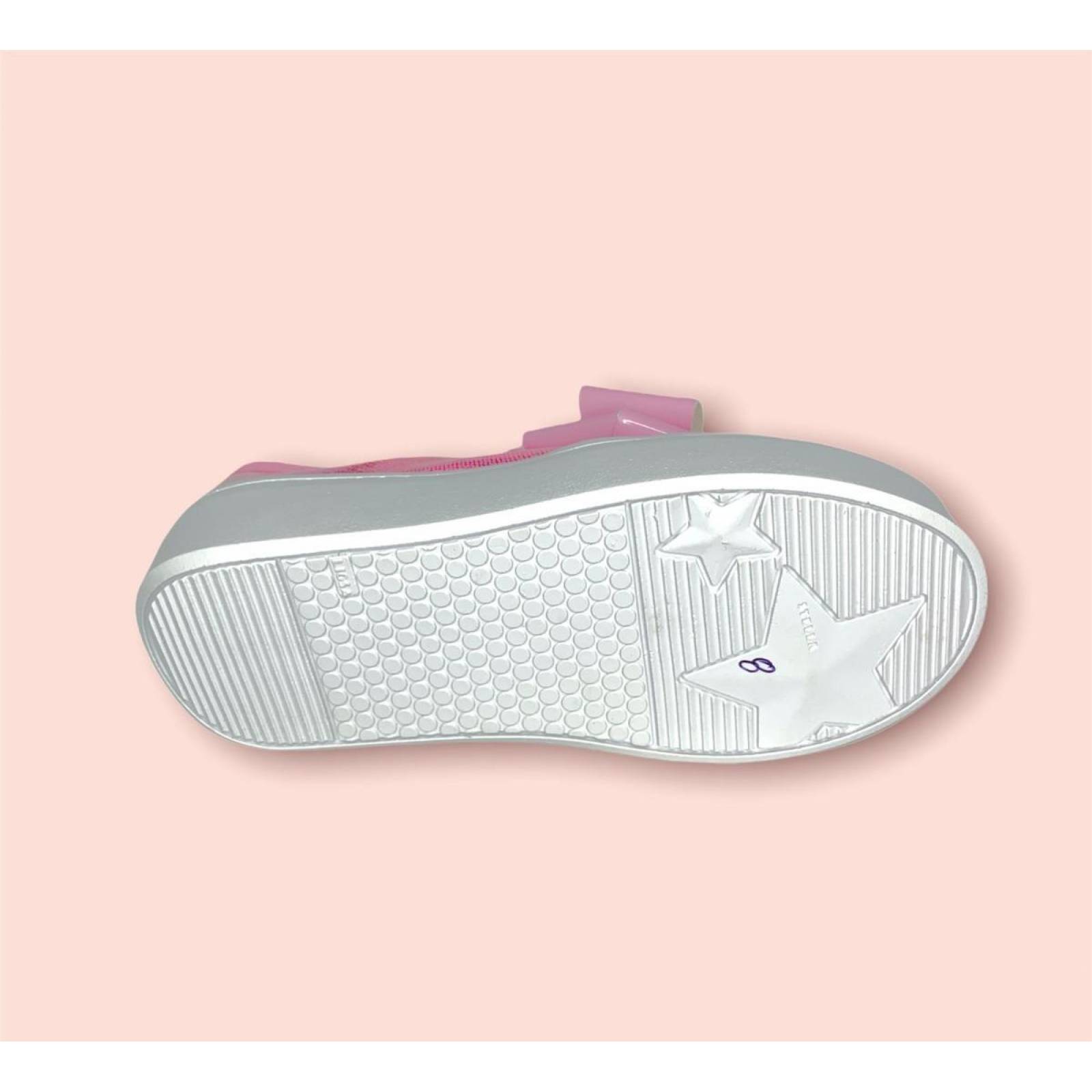 Tenis De Niñas Cute Rosita Moño Metedera Urbanos 