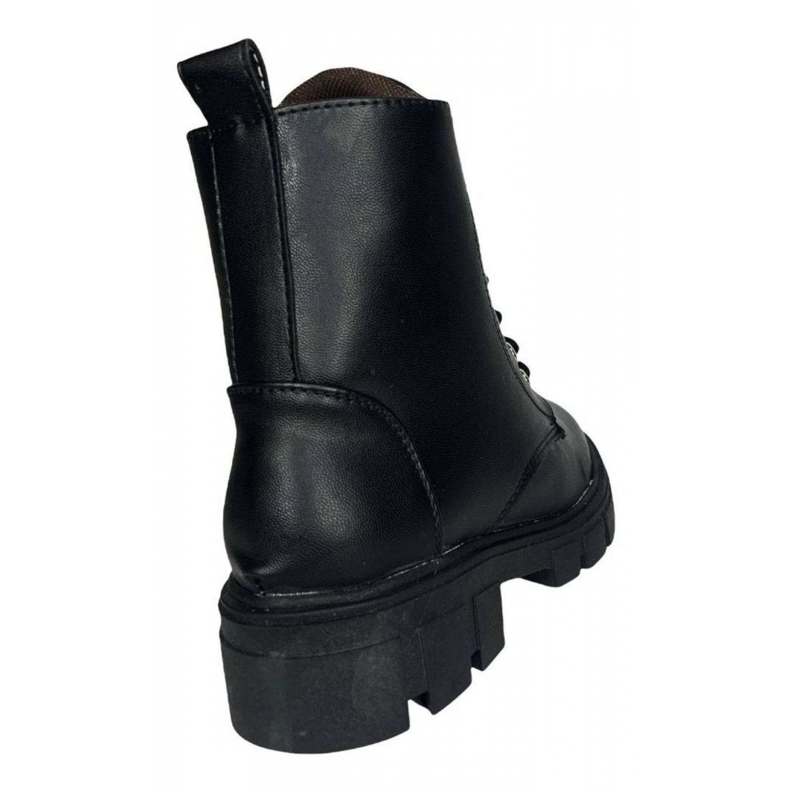 Botas negras de discount cintas