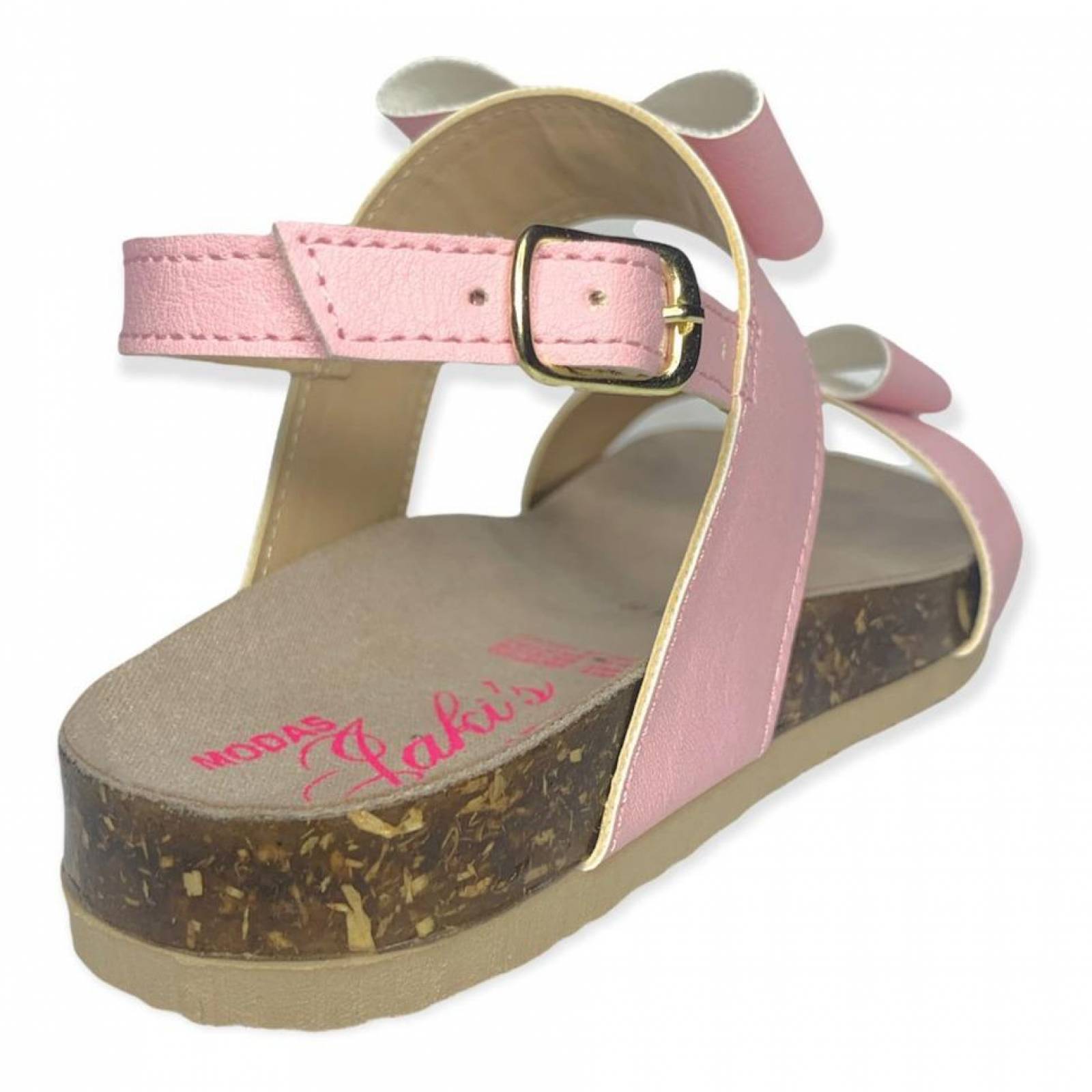 Huaraches De Niña Con Moños, Estilo Verano 