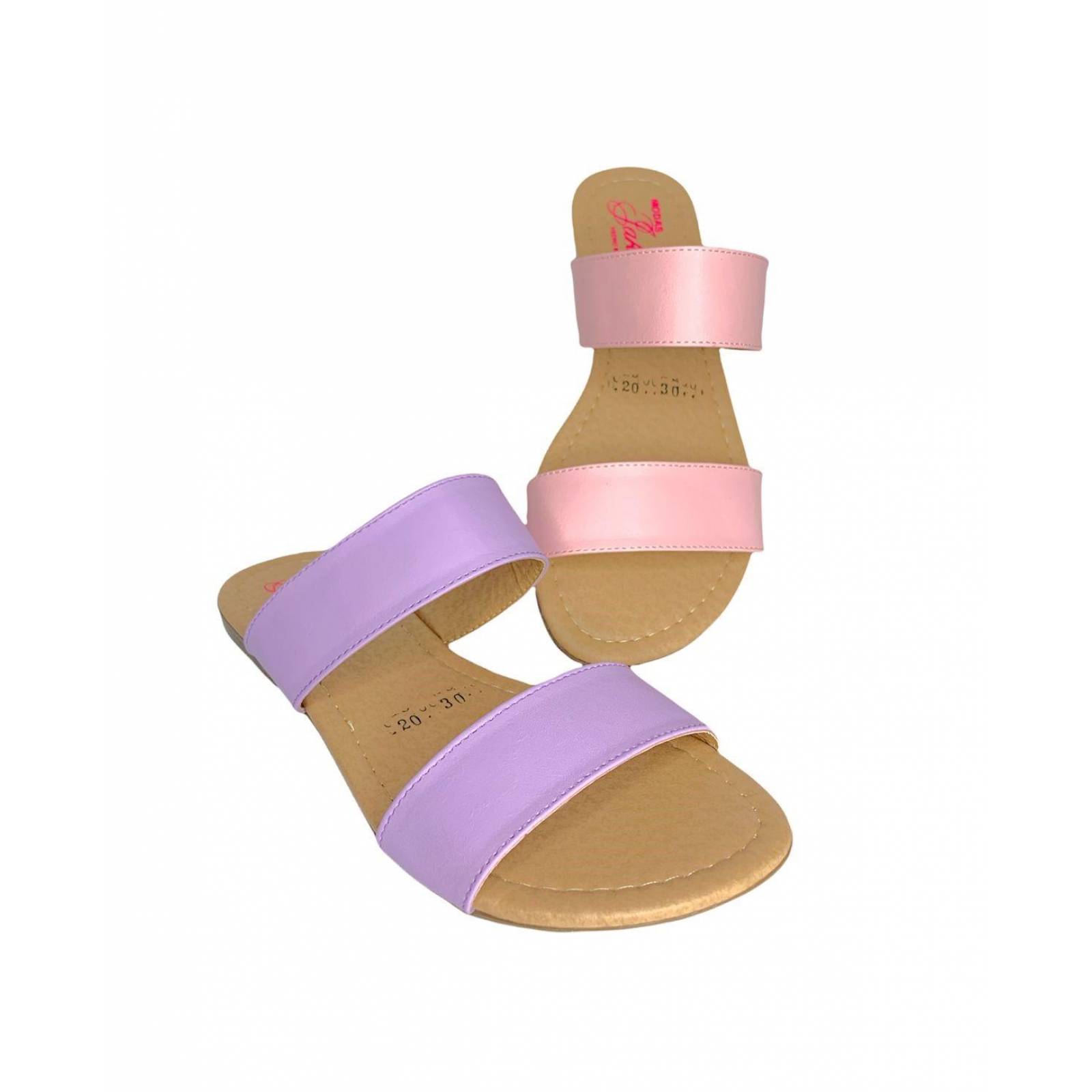 Sandalia Para Dama Huarache Rosa Lila Fresco