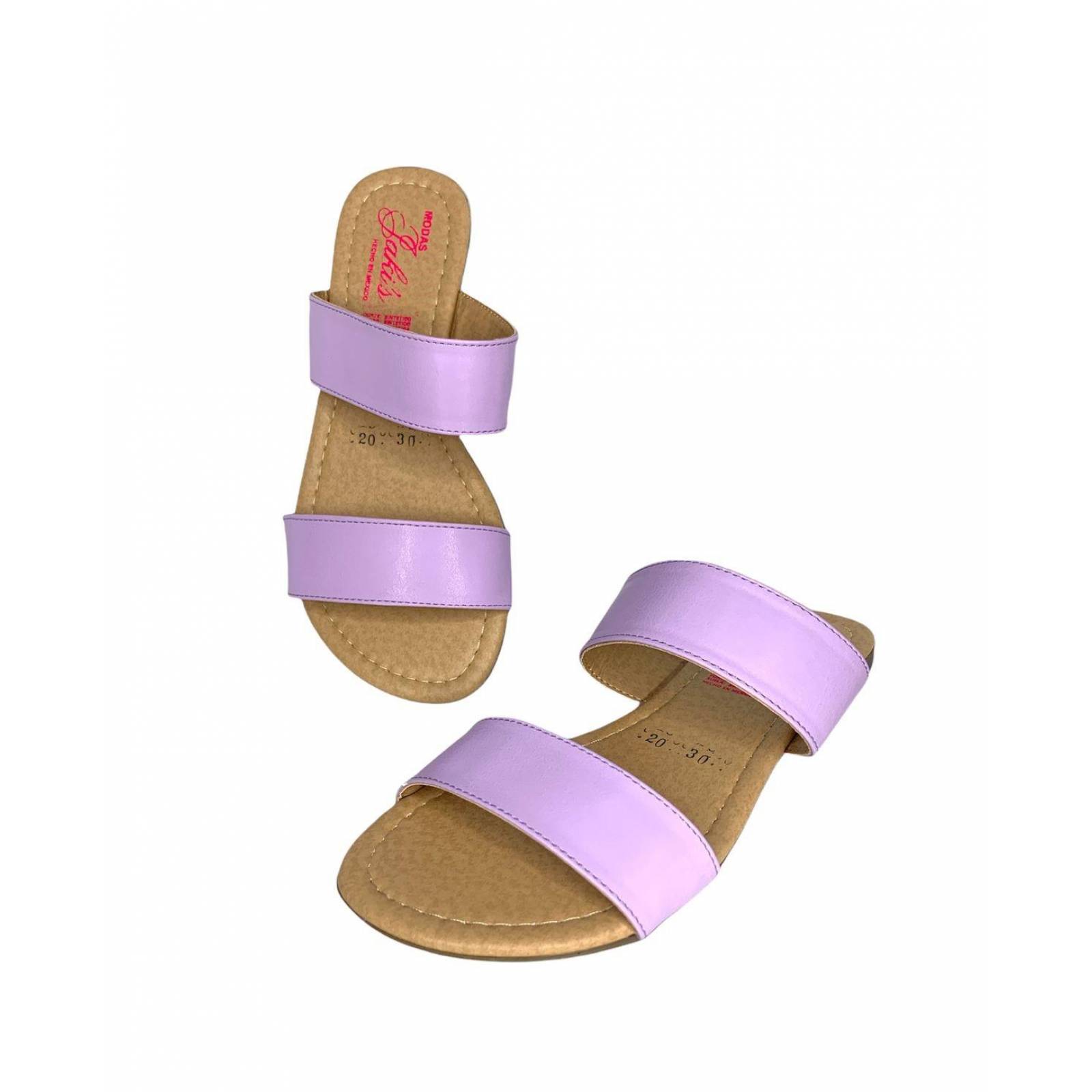 Sandalia Para Dama Huarache Rosa Lila Fresco