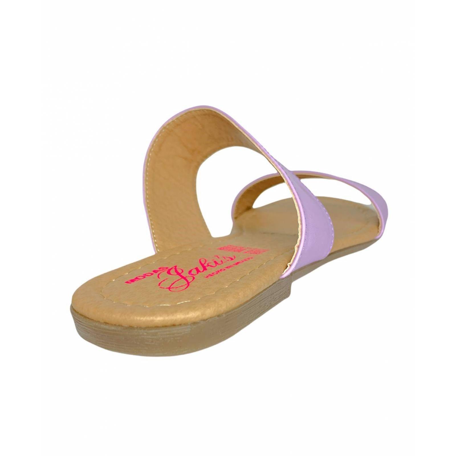 Sandalia Para Dama Huarache Rosa Lila Fresco