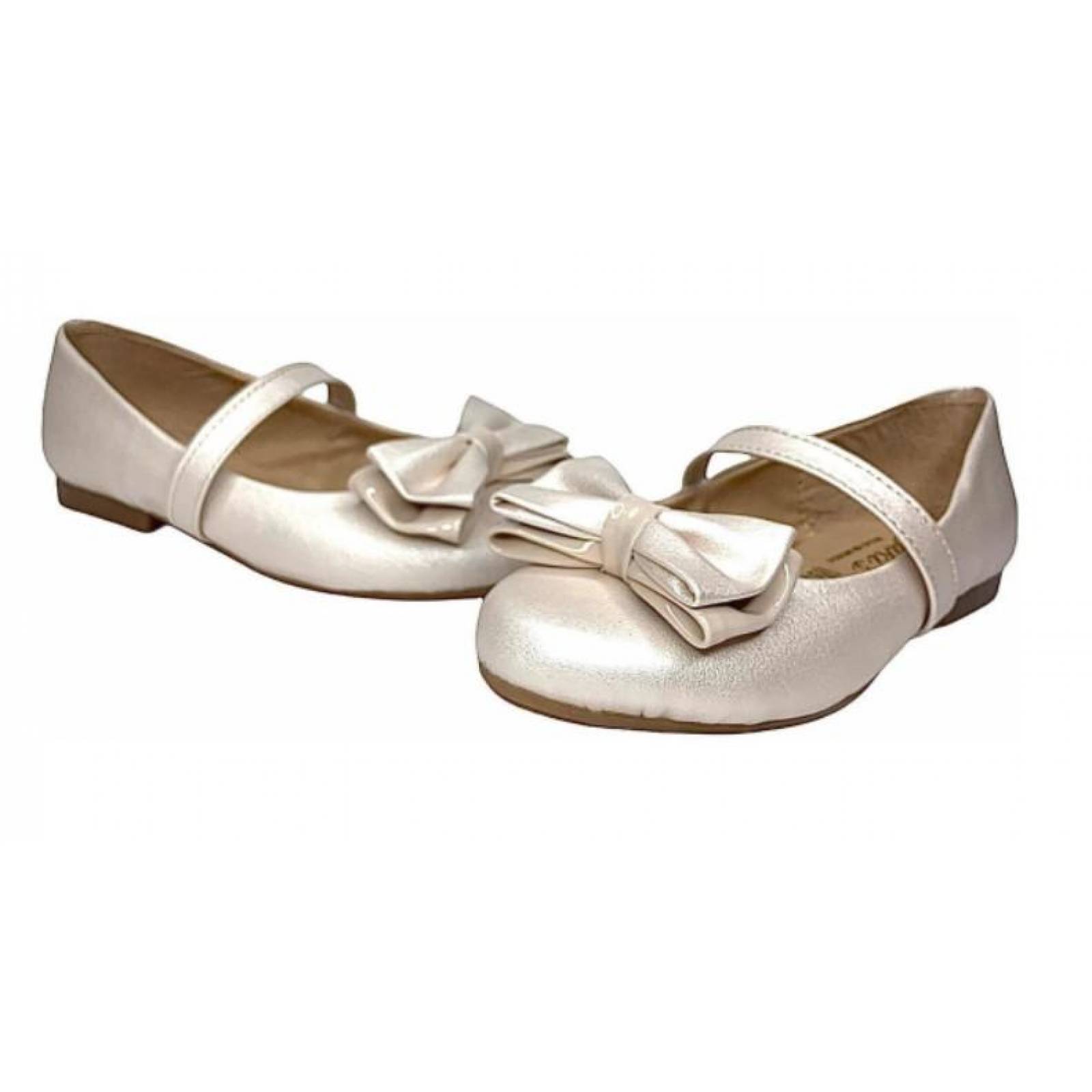 Zapatilla De Cenicienta Bella Durmiente Casual Perla Beige