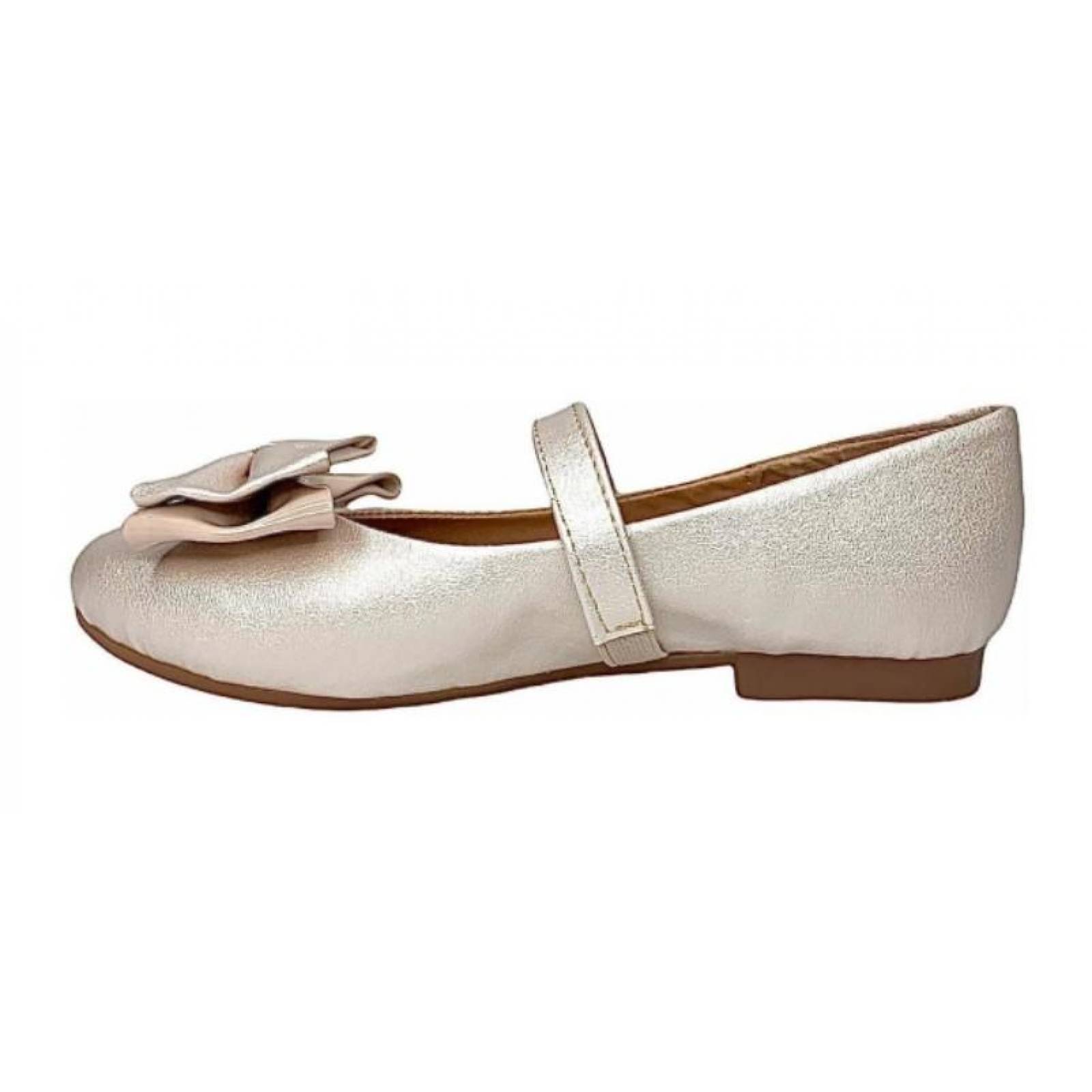 Zapatilla De Cenicienta Bella Durmiente Casual Perla Beige