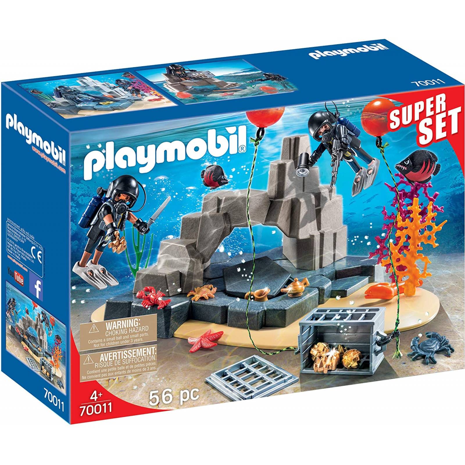 Pm Playmobil Sek Diving Operation Playset  Limited Edtion