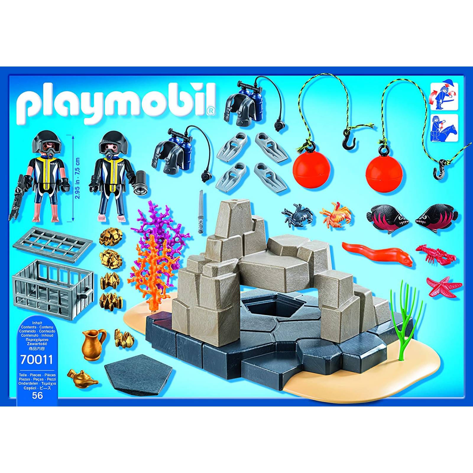 Pm Playmobil Sek Diving Operation Playset  Limited Edtion