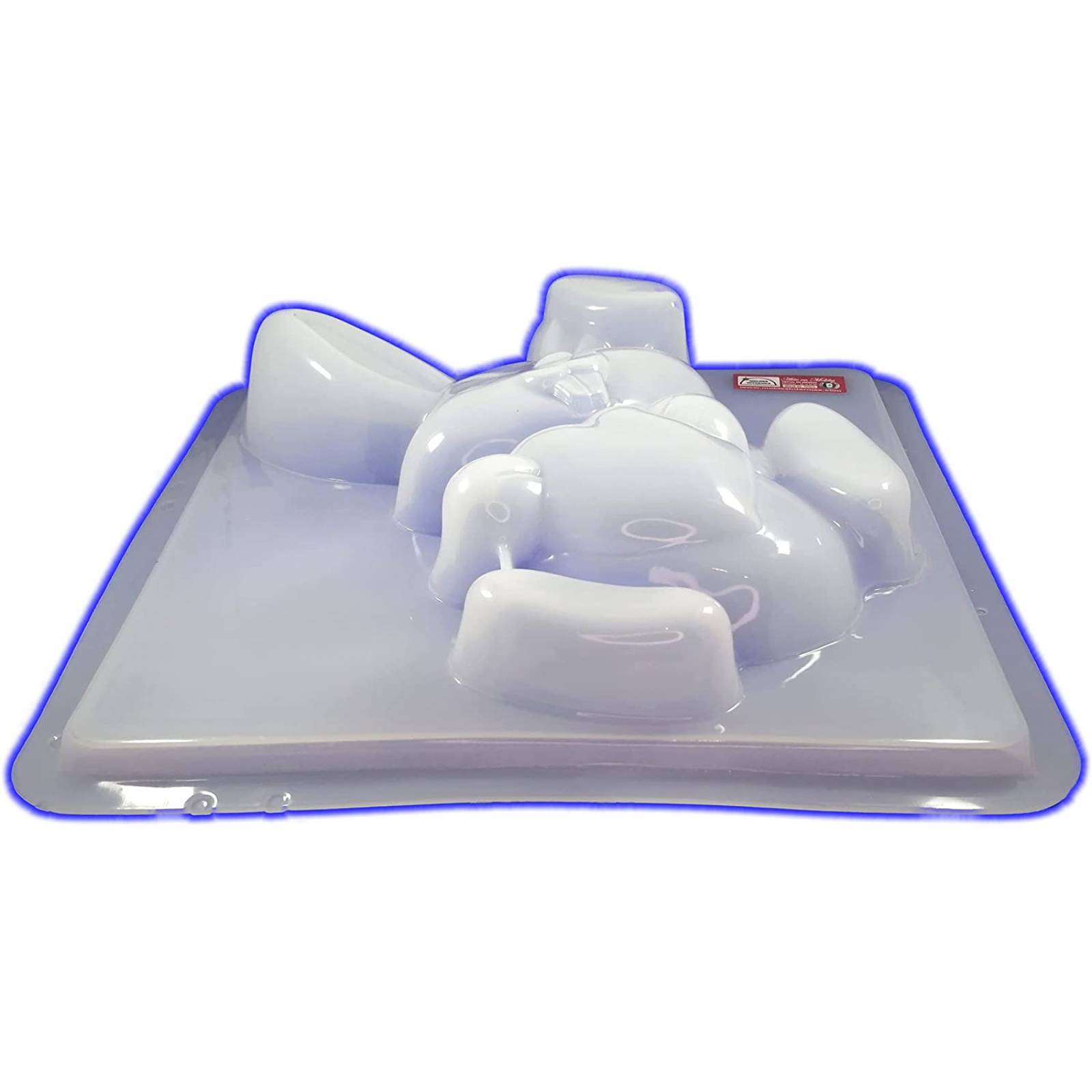 Molde para Chocolate, Conejo de Pascua con Corazon en el Centro, molde ideal para gelatina, jabón, chocolate, yeso o cu