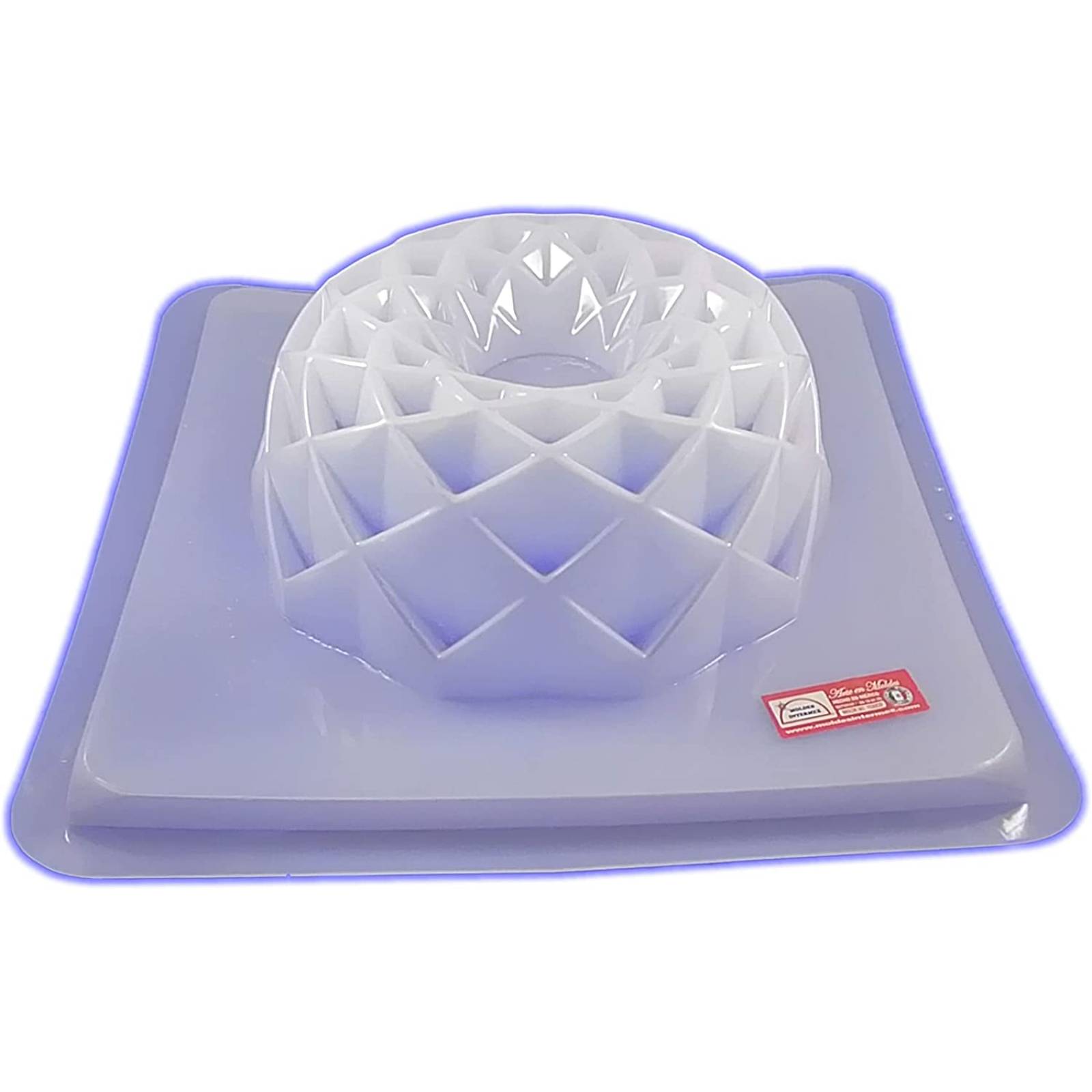 Molde para Gelatina, Rosca Piña, capacidad 2.5 Litros, para gelatina, jabón, chocolate, yeso o cualquier otro producto 