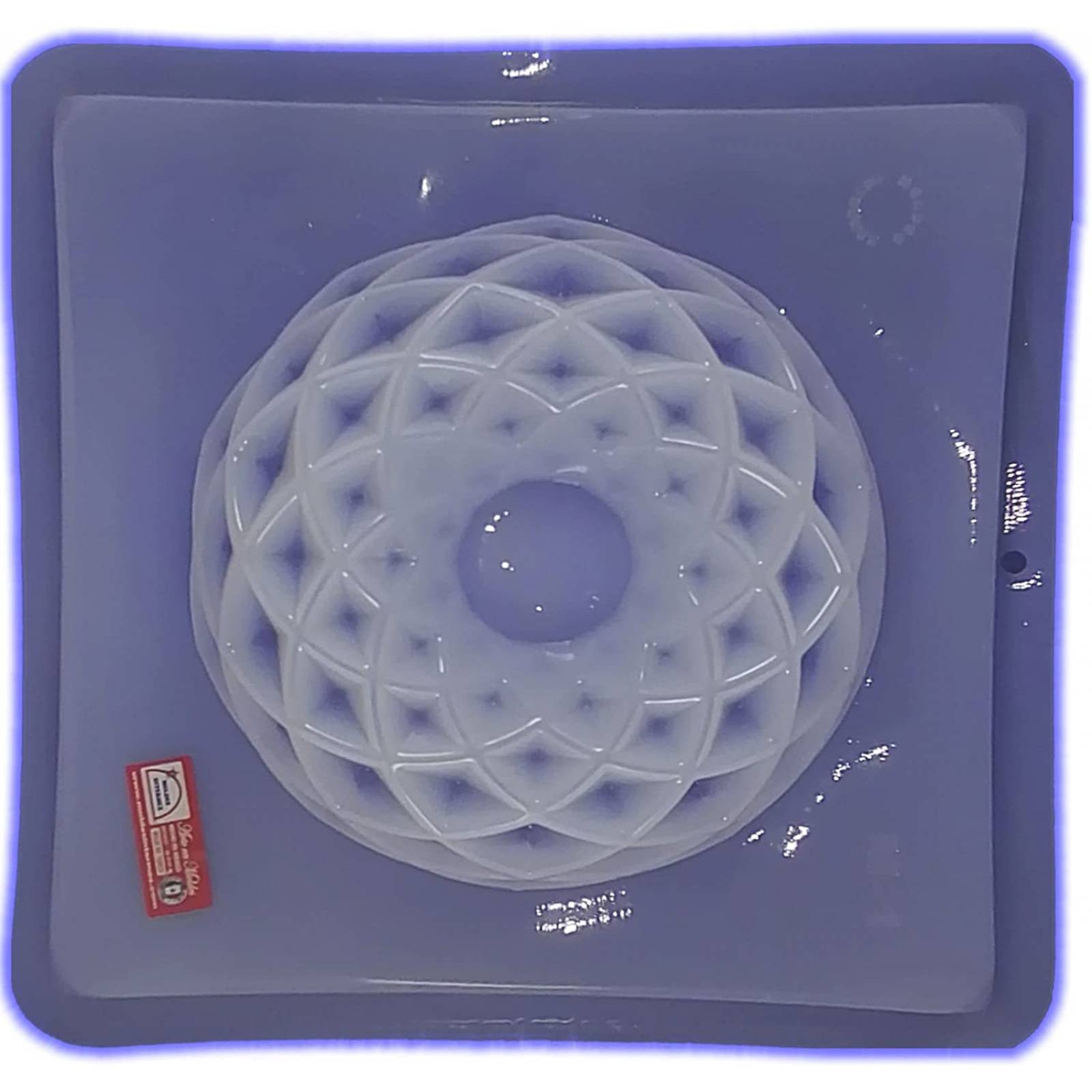 Molde para Gelatina, Rosca Piña, capacidad 2.5 Litros, para gelatina, jabón, chocolate, yeso o cualquier otro producto 