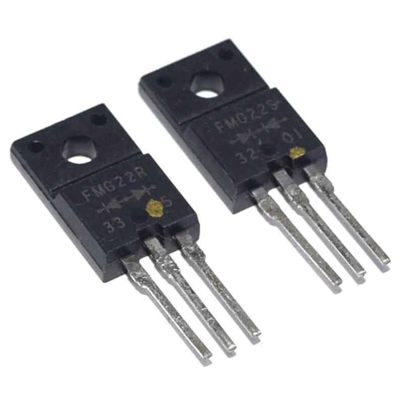 FMG22S/FMG22R Par Diodo Rectificador Doble Ultra Alta Velocidad 200V 10A. 