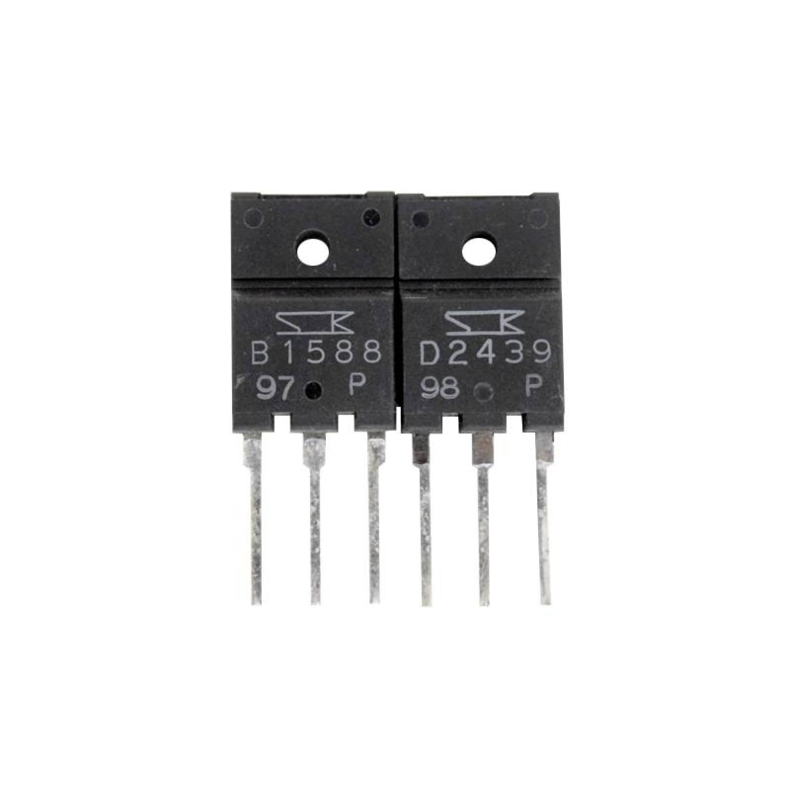 B1588A/D2439A Par Transistores Darlington Salida Audio 150V 10A. 5000 Hfe