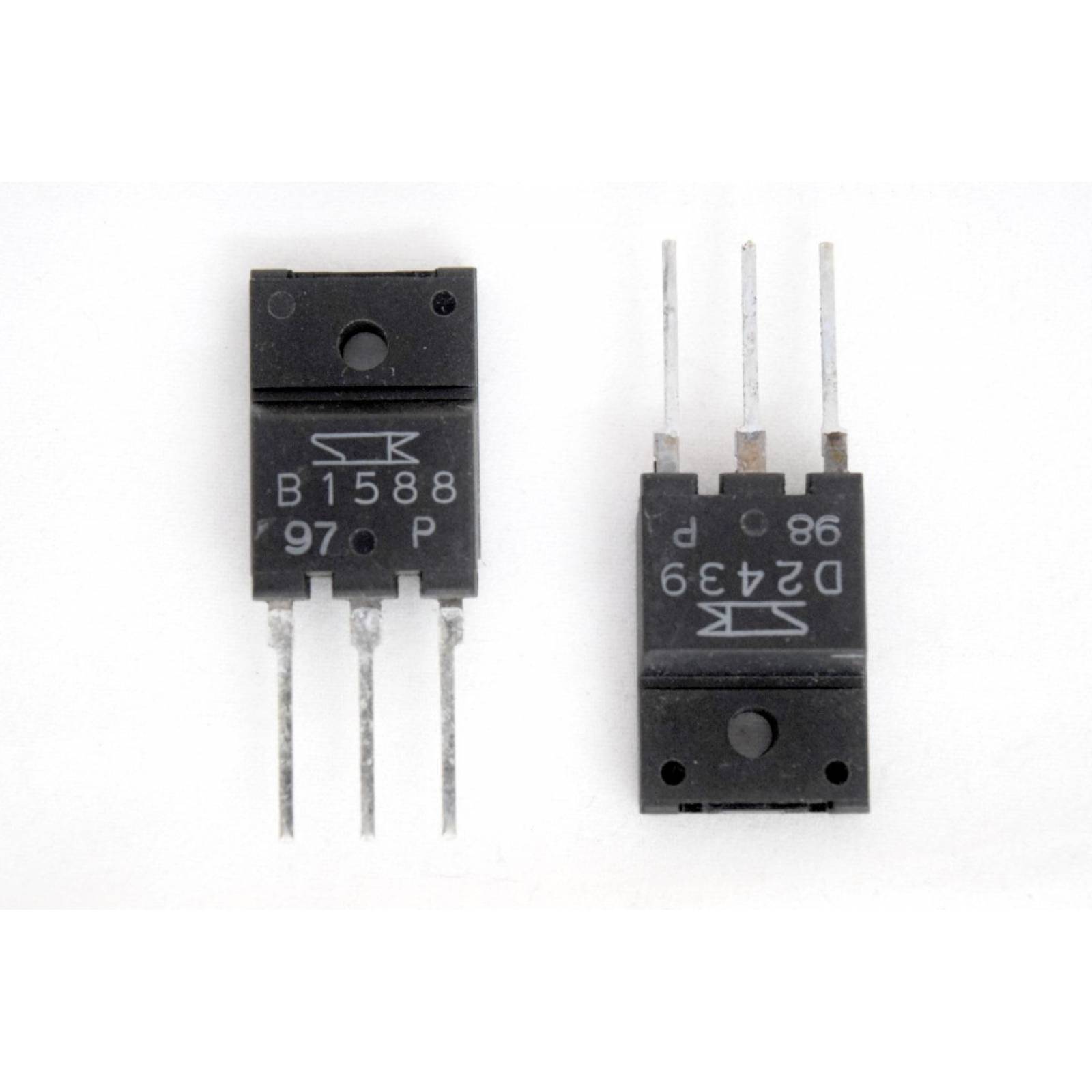 B1588A/D2439A Par Transistores Darlington Salida Audio 150V 10A. 5000 Hfe