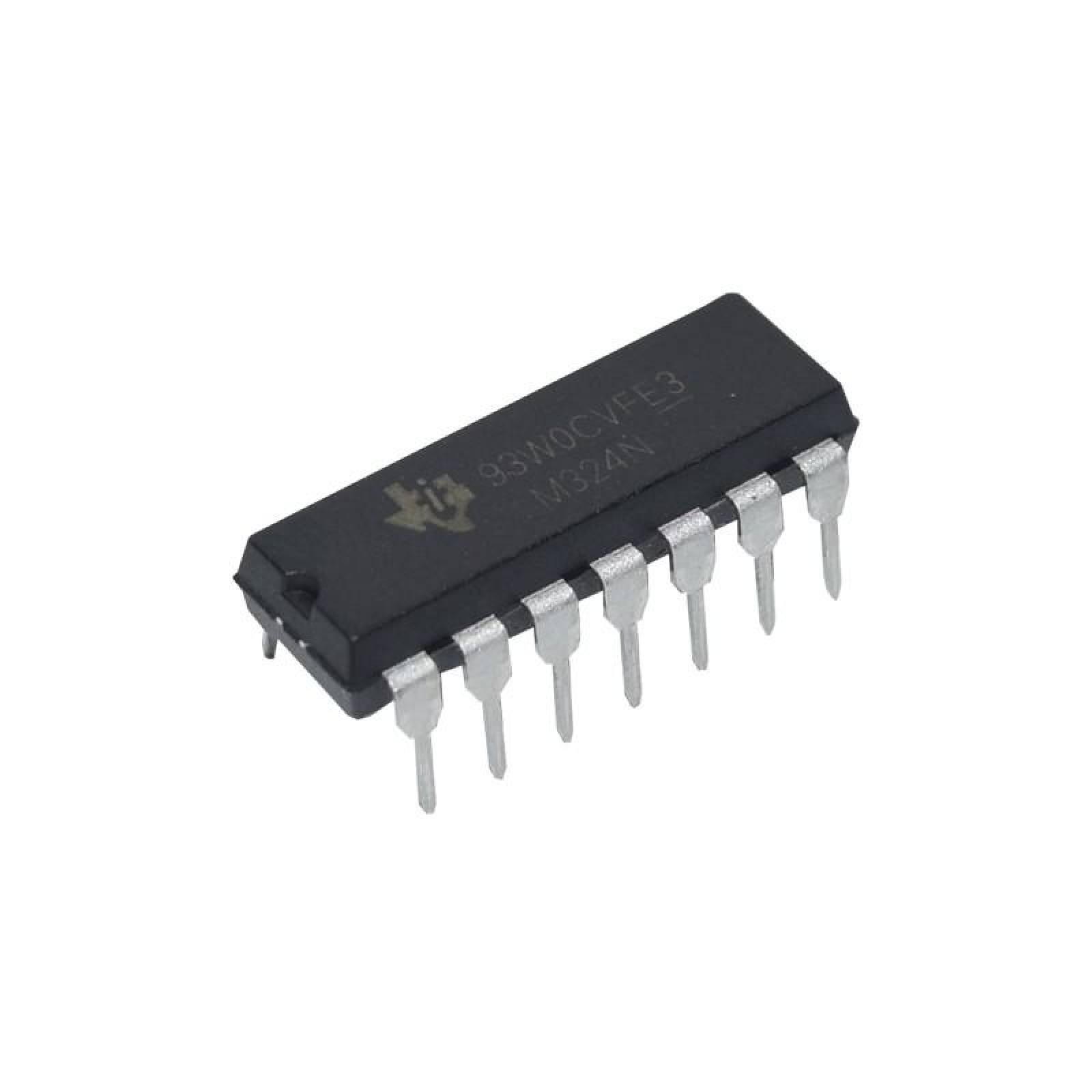 LM324N Circuito Integrado Amplificador Operacional Cuadruple 
