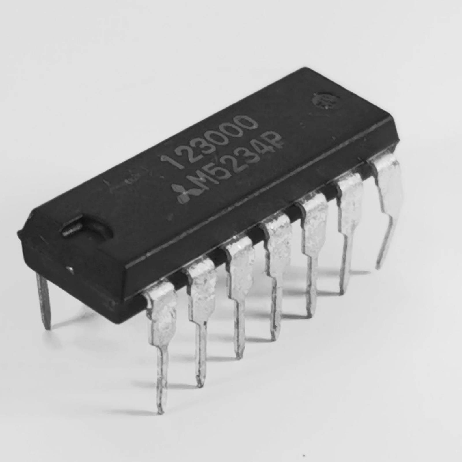 M5234P Circuito Integrado Amplificador Operacional Cuadruple 