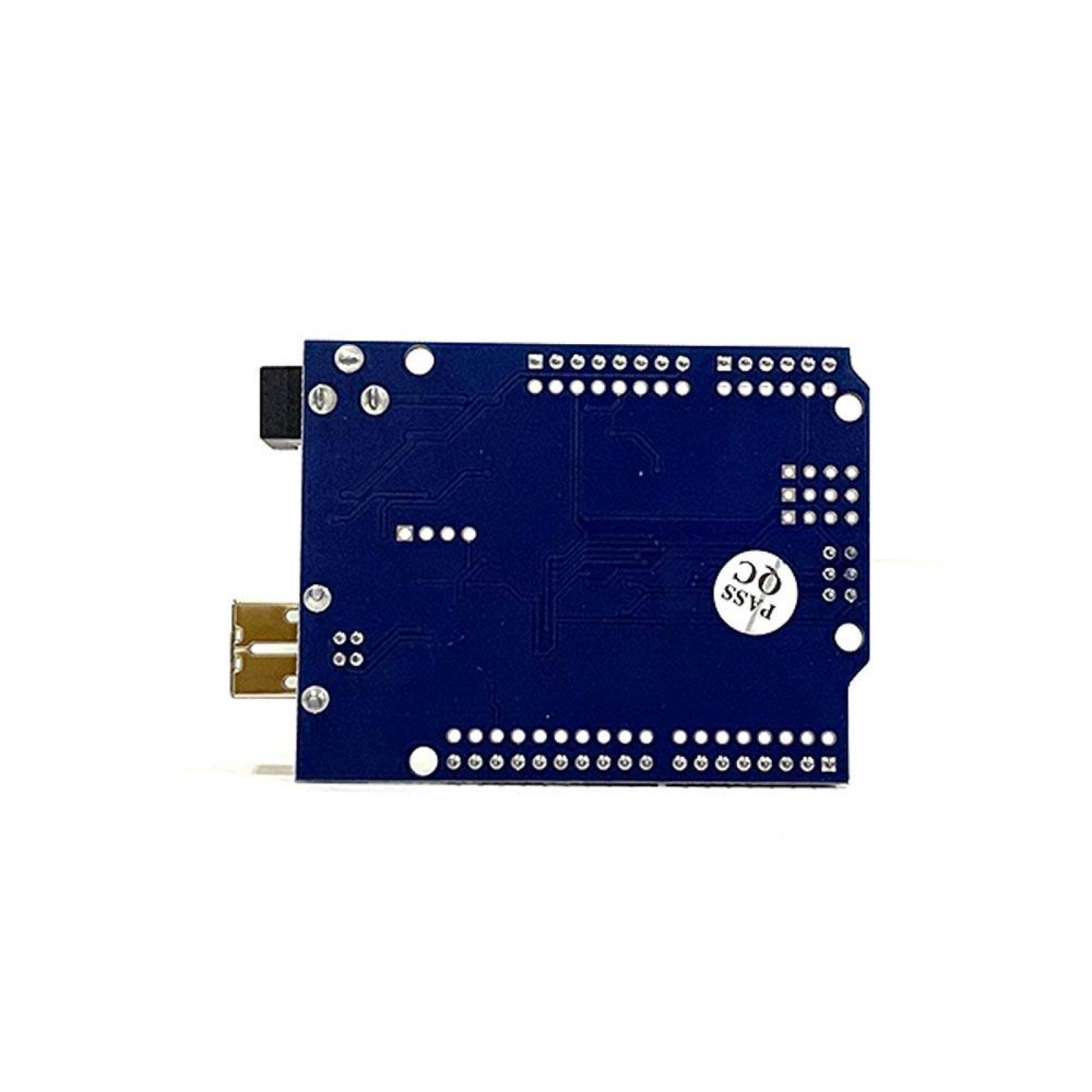 Tarjeta Arduino Uno R3 Azul Smd Compatible Driver Ch340 