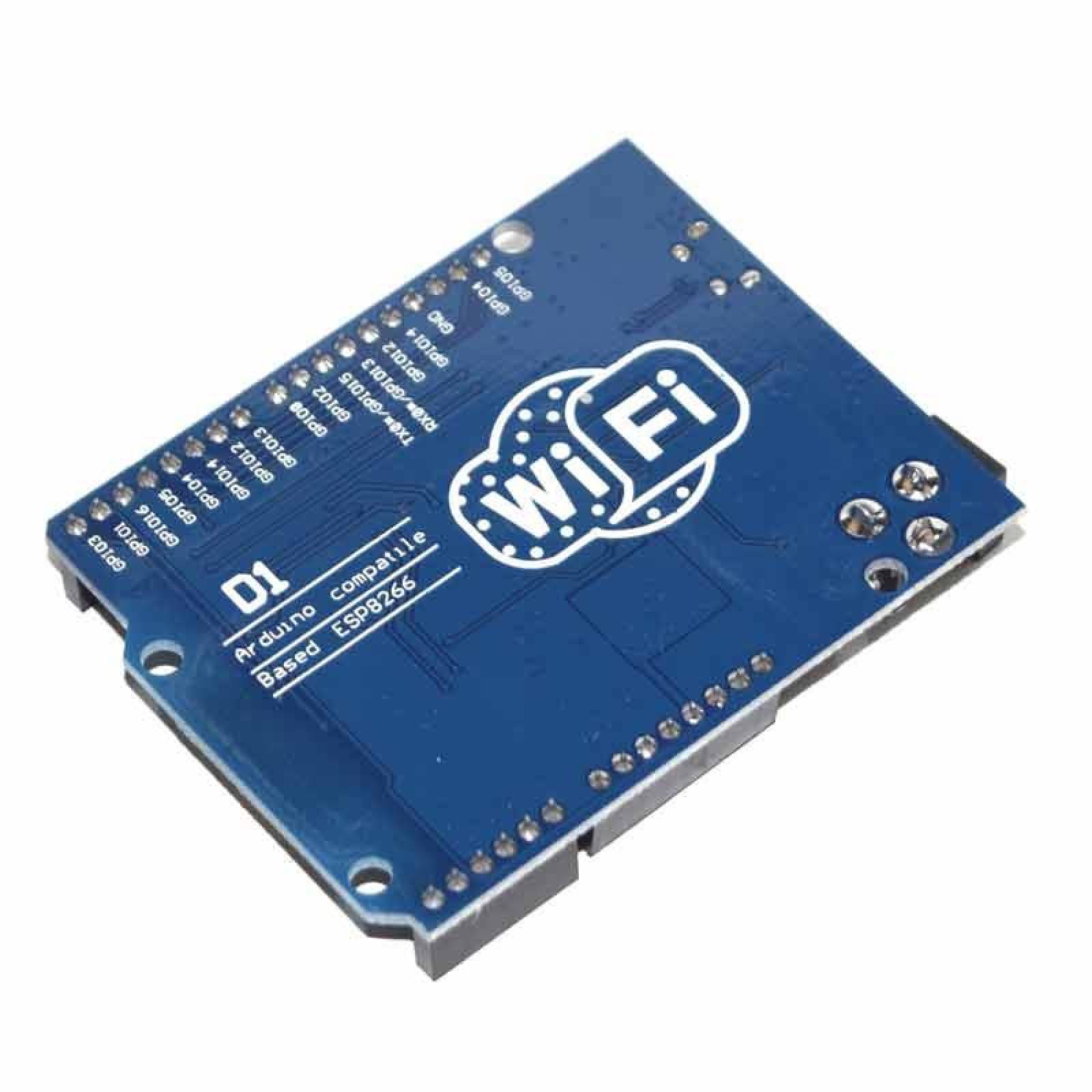 Shield De Acoplamiento Wireless Wemos D1 Wifi Para Arduino Uno Leonardo Y Mega.