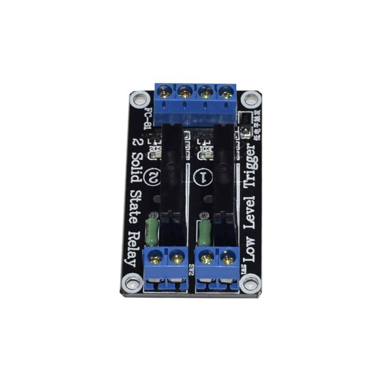 Modulo De 2 Relevadores Estado Solido De 2 A 120Vca Para Arduino. 