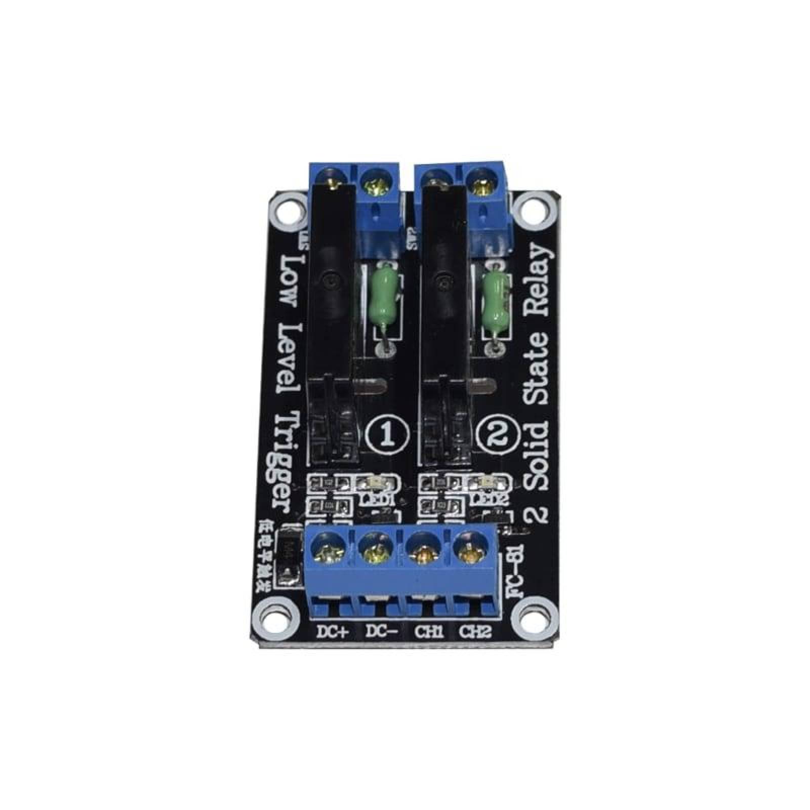 Modulo De 2 Relevadores Estado Solido De 2 A 120Vca Para Arduino. 