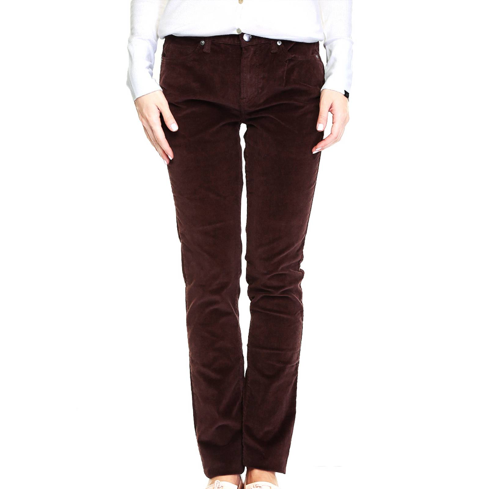 Pantalón De Pana Café para Dama