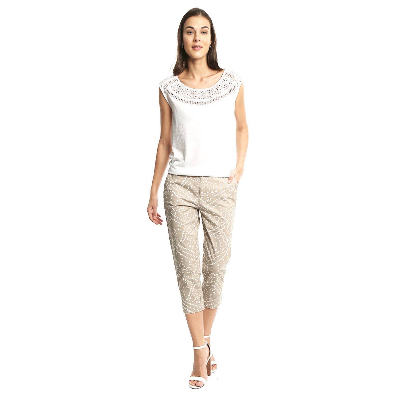 Pantalón capri Weekend slim para mujer