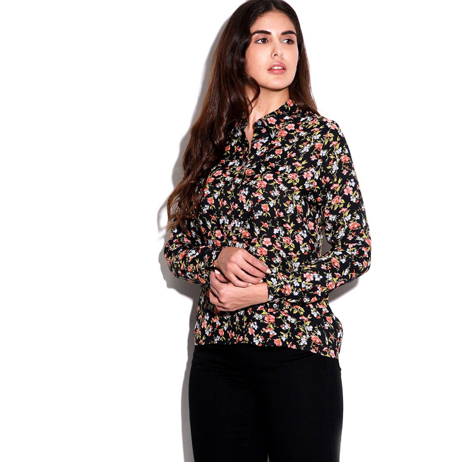 Blusa Covered Placket Top Dockers para Dama