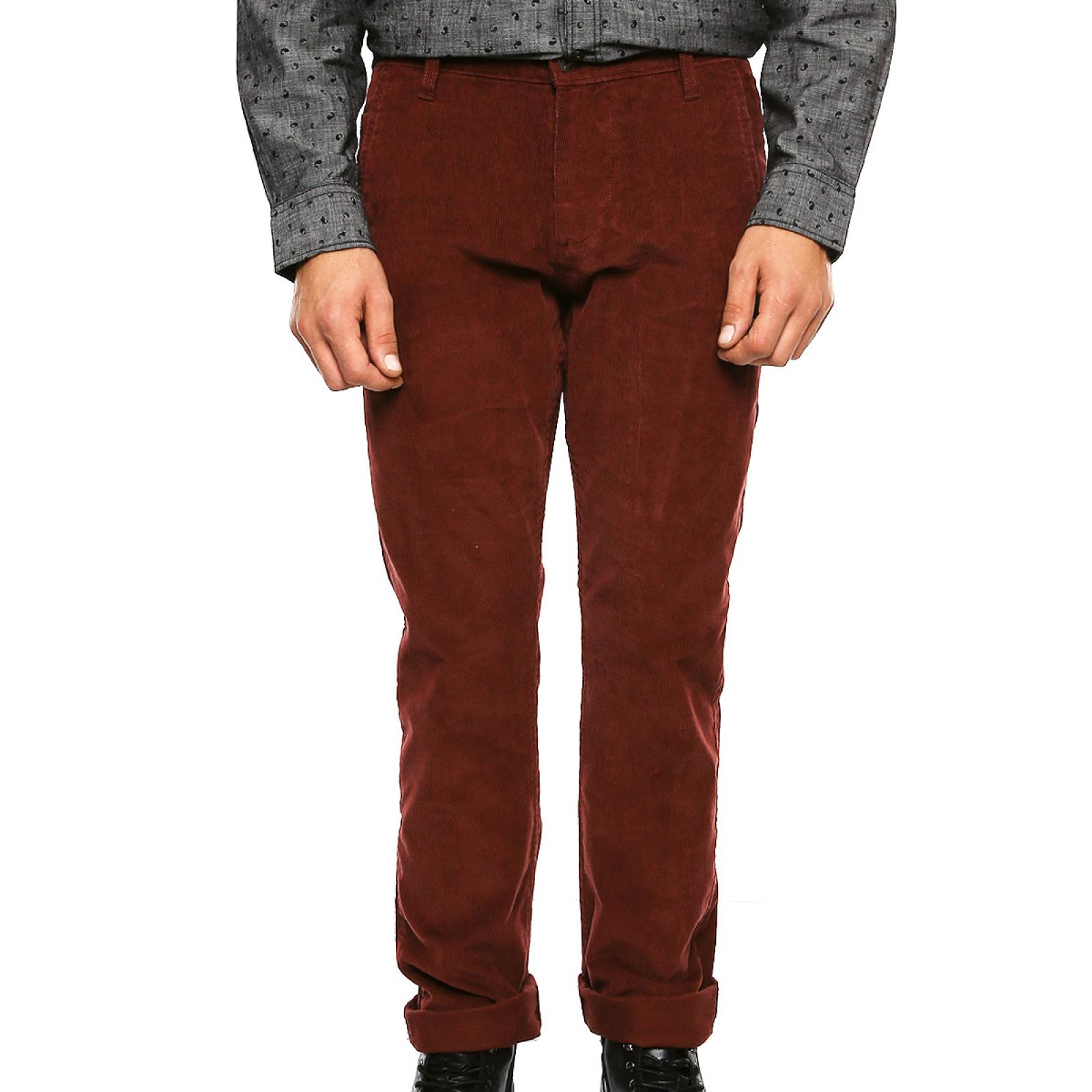 Pantalón Slim Tapered Vino para Caballero