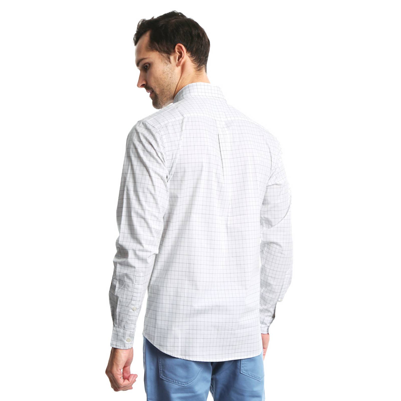Camisa Refined Poplin Stndrd Castillo Forest Mo Plai para Caballero
