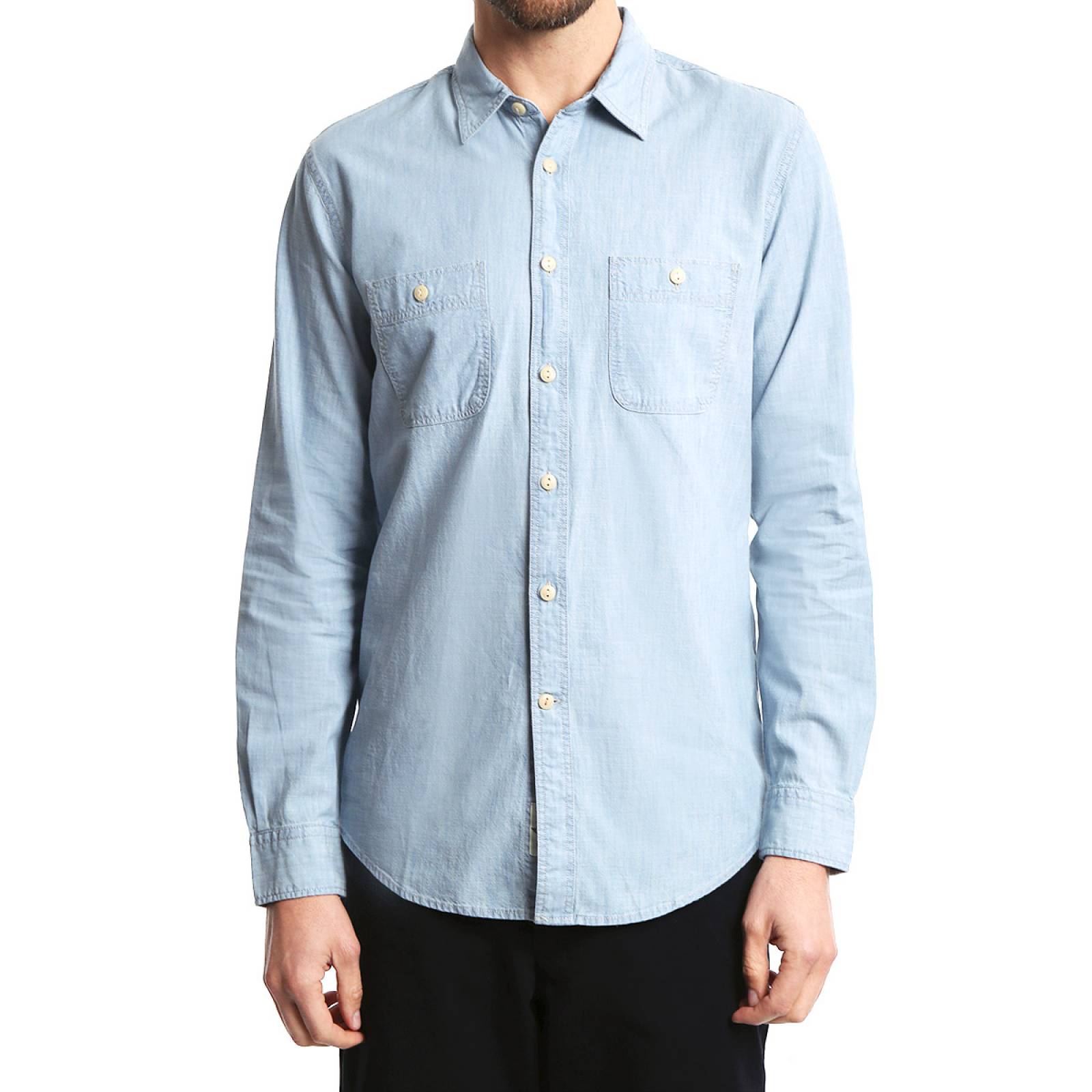 Camisa Chambray Shirt Slim para Caballero