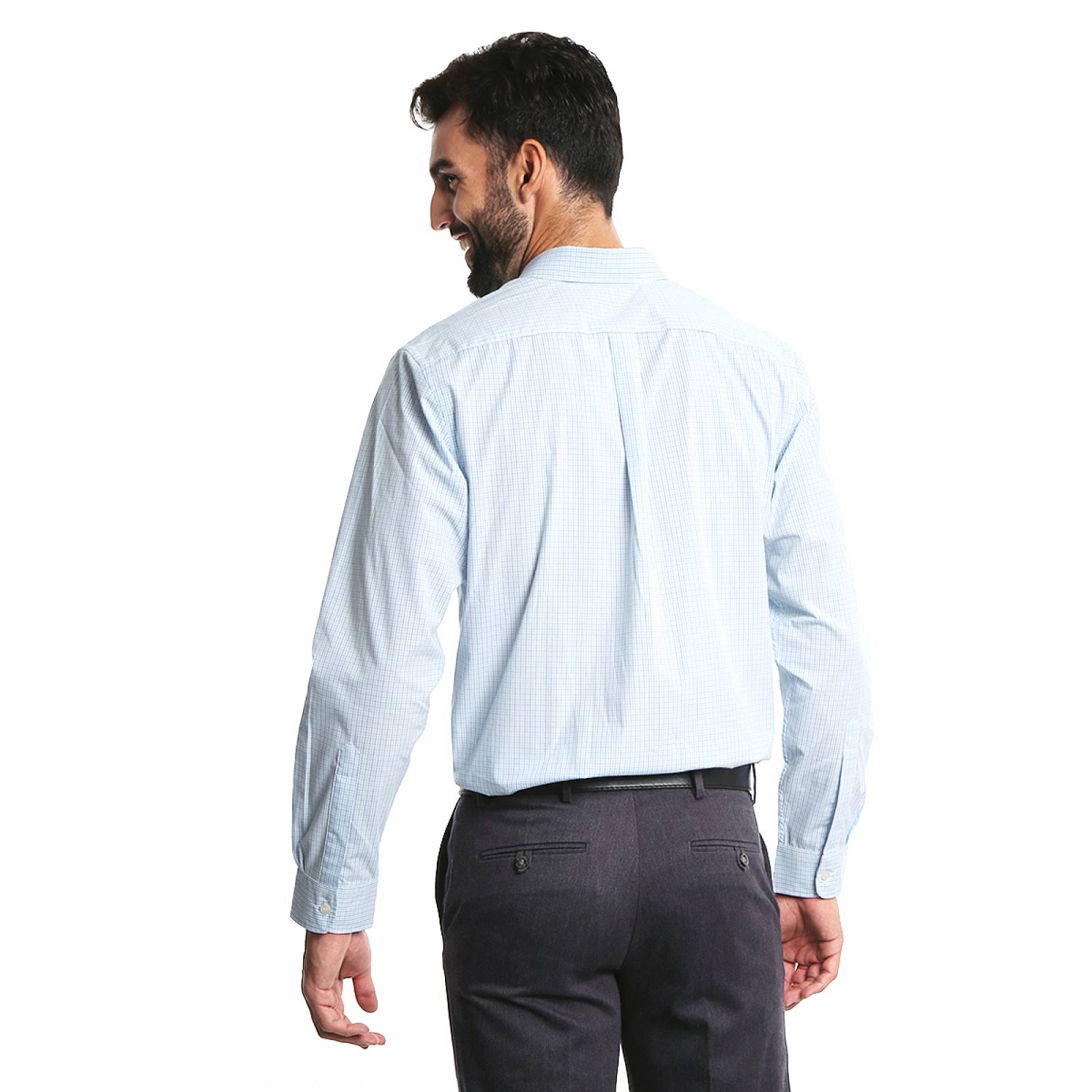 Camisa Easy Refined Shirt Sm Tattersall Gulf Eam Plaid para Caballero