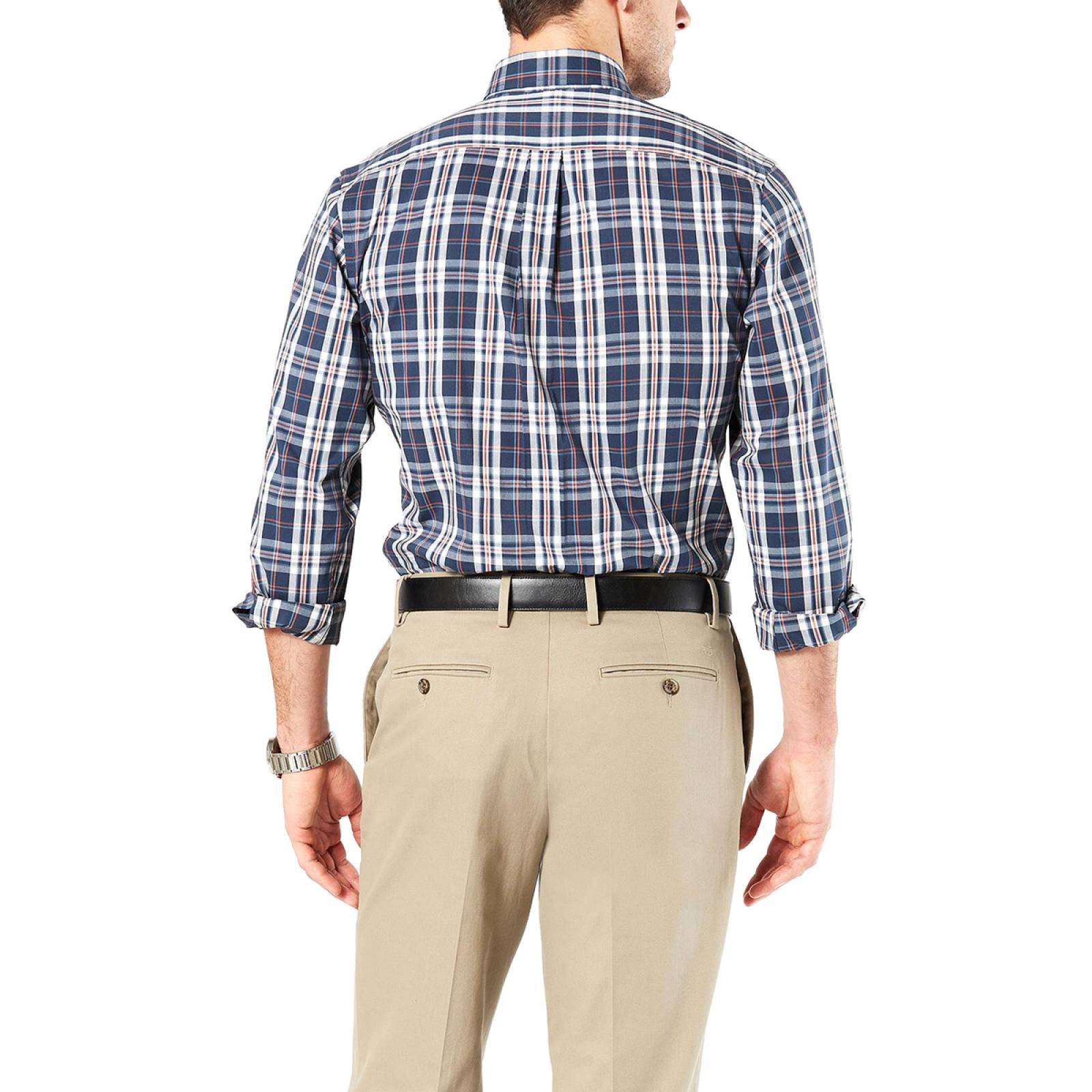 Camisa Long Sleeve Etch No Wrinkle Big & Tall Dockers para Caballero