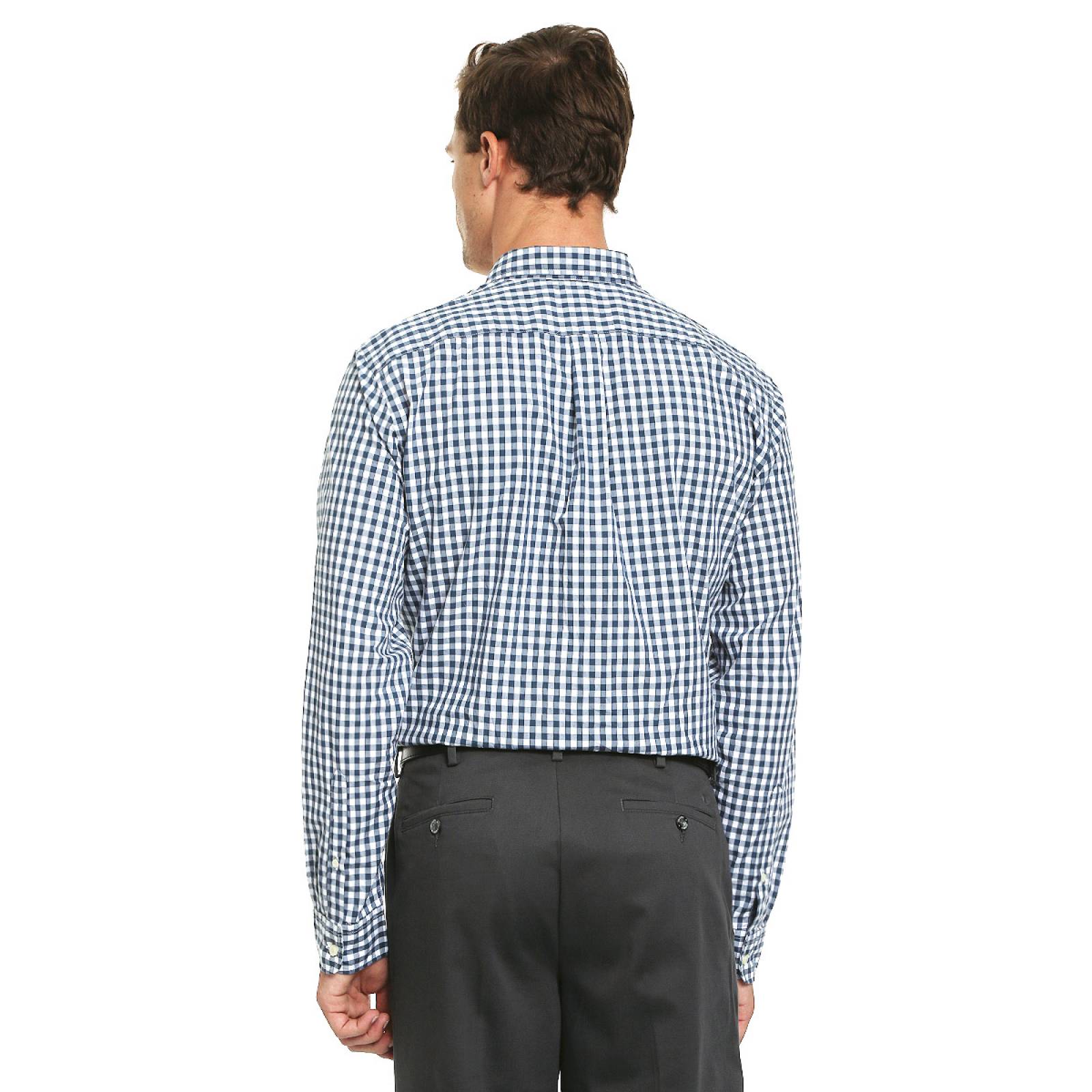 Camisa Laundered Fitted Lg Gingham Moonlit para Caballero