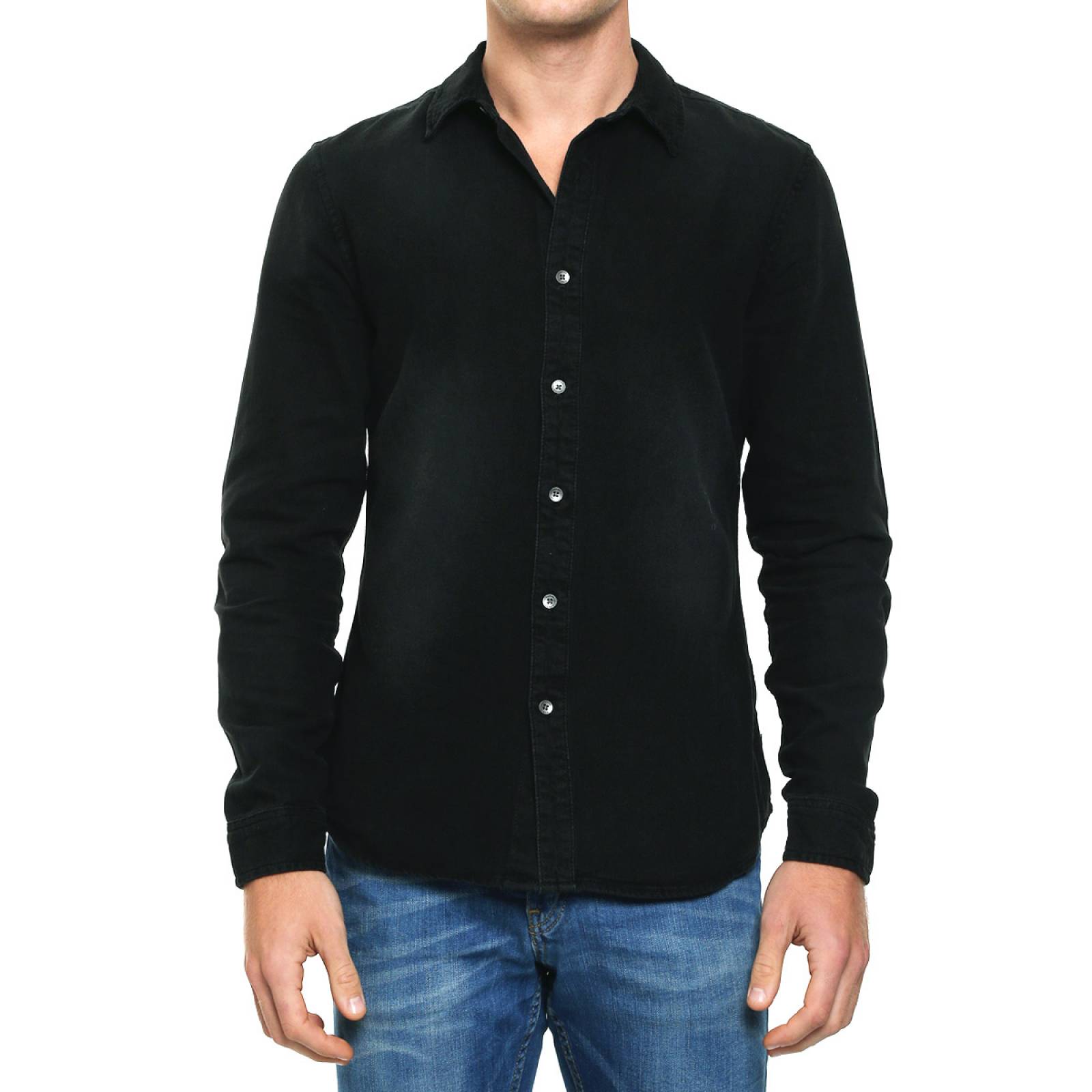 Camisa Slim Fit Denim para Caballero