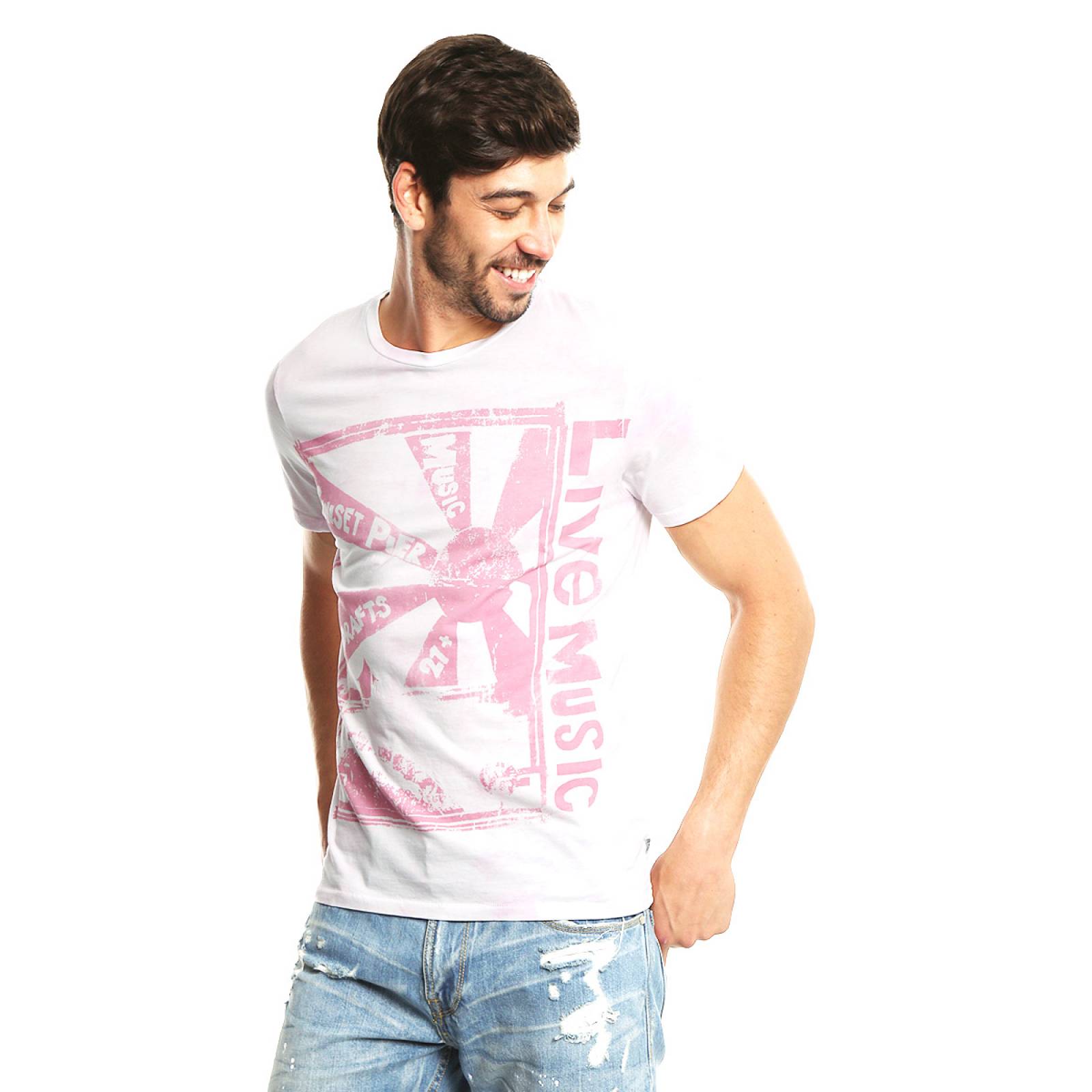 Playera Live Music Crew para Caballero