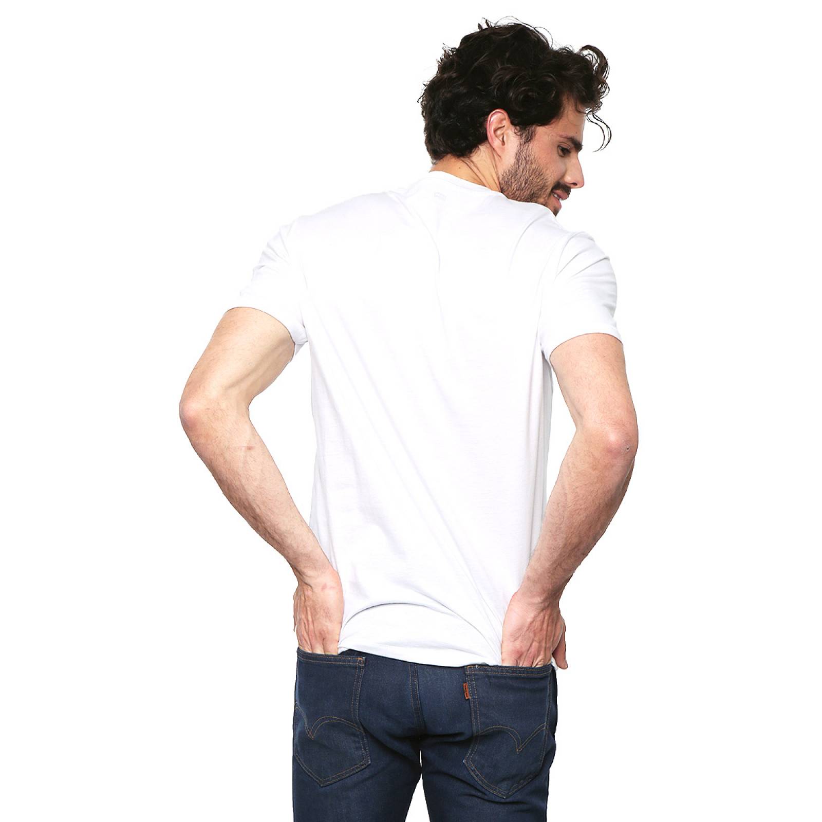 Playera Manga Corta Estampada para Caballero