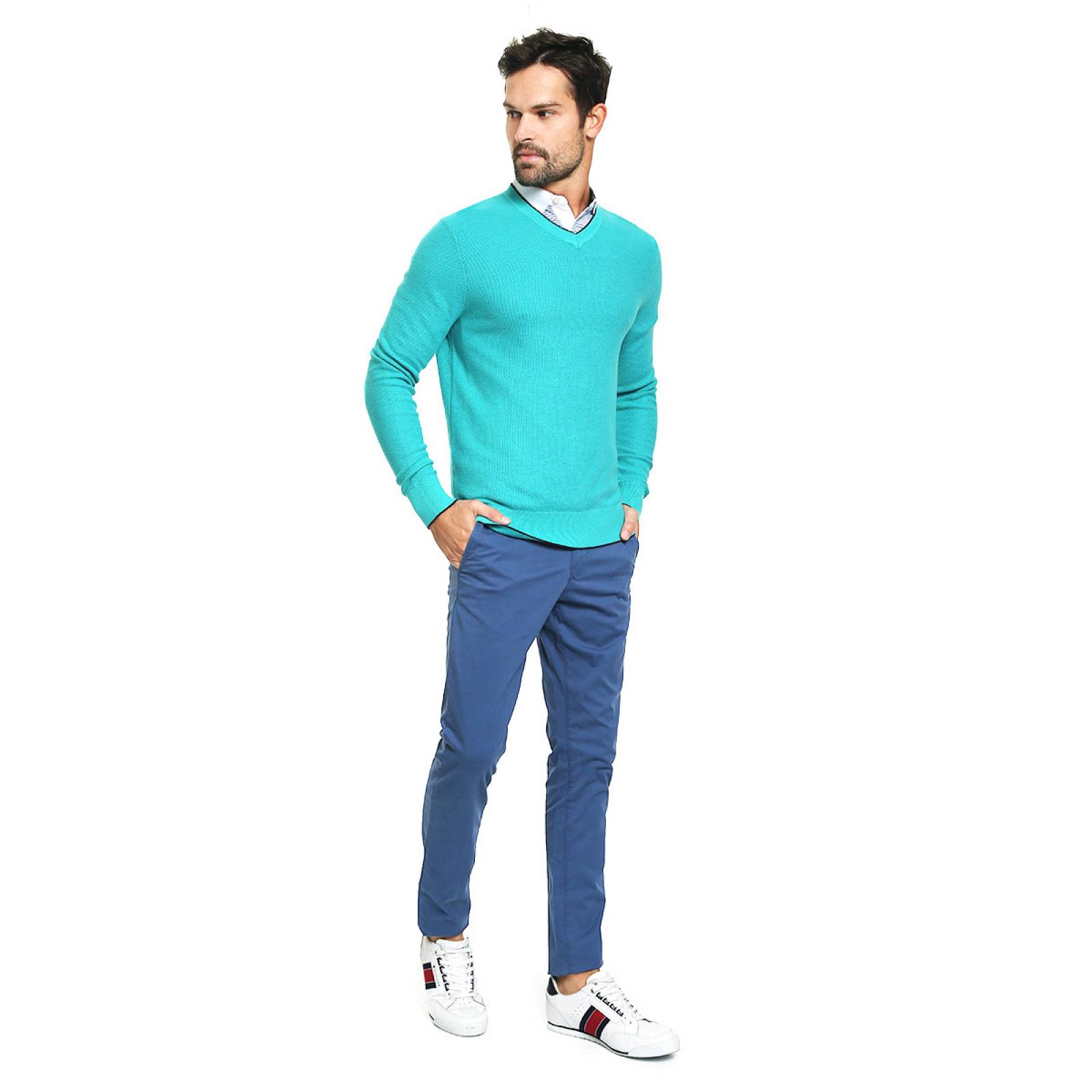 Suéter Thomas Tipped V Neck para Caballero