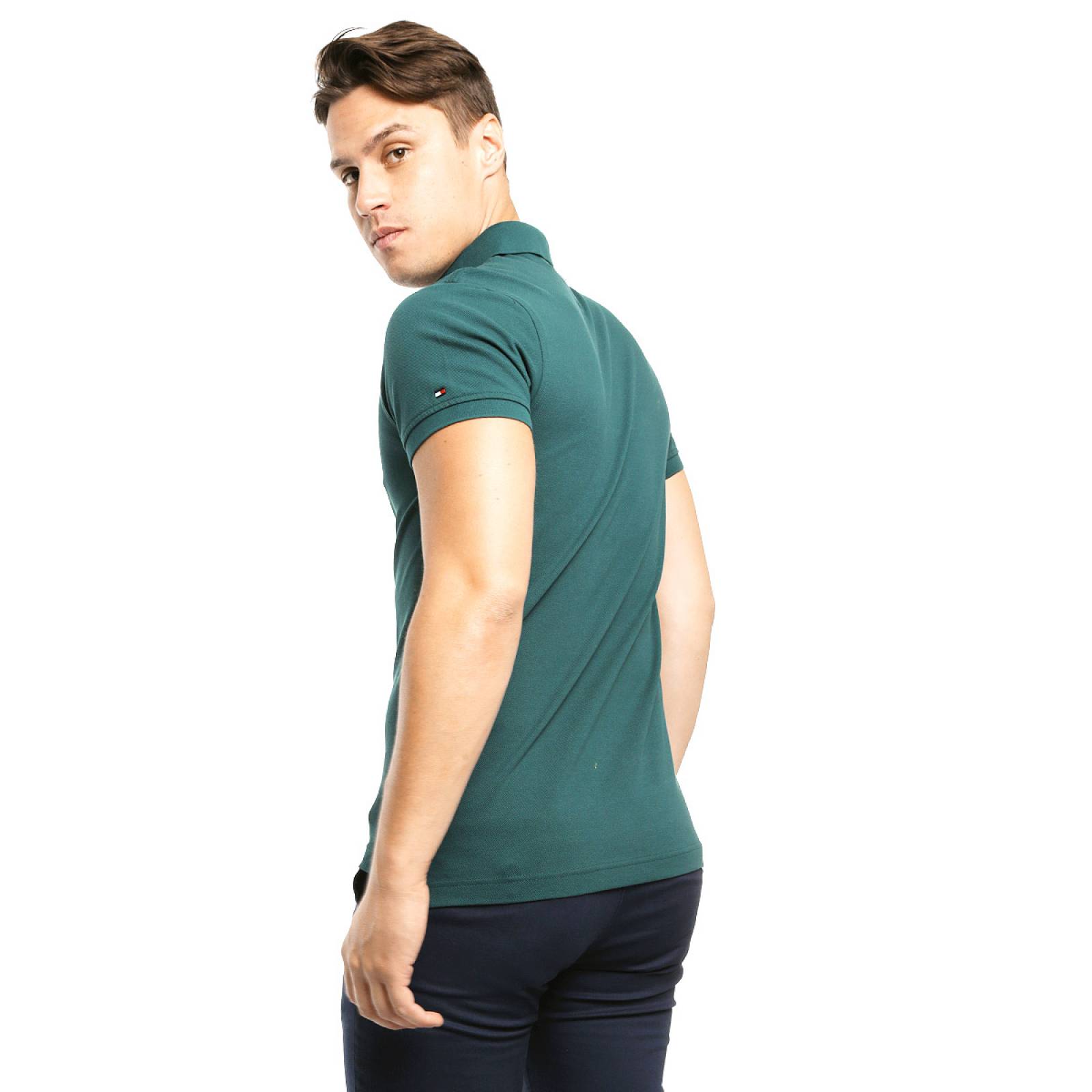 Playera Tommy Hilfiger Verde para Caballero