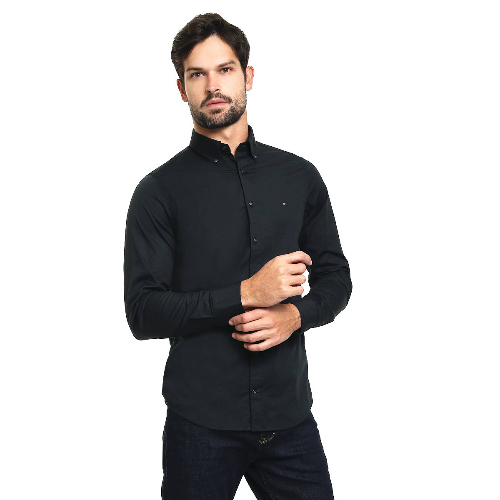 Camisa etch Poplin para Caballero