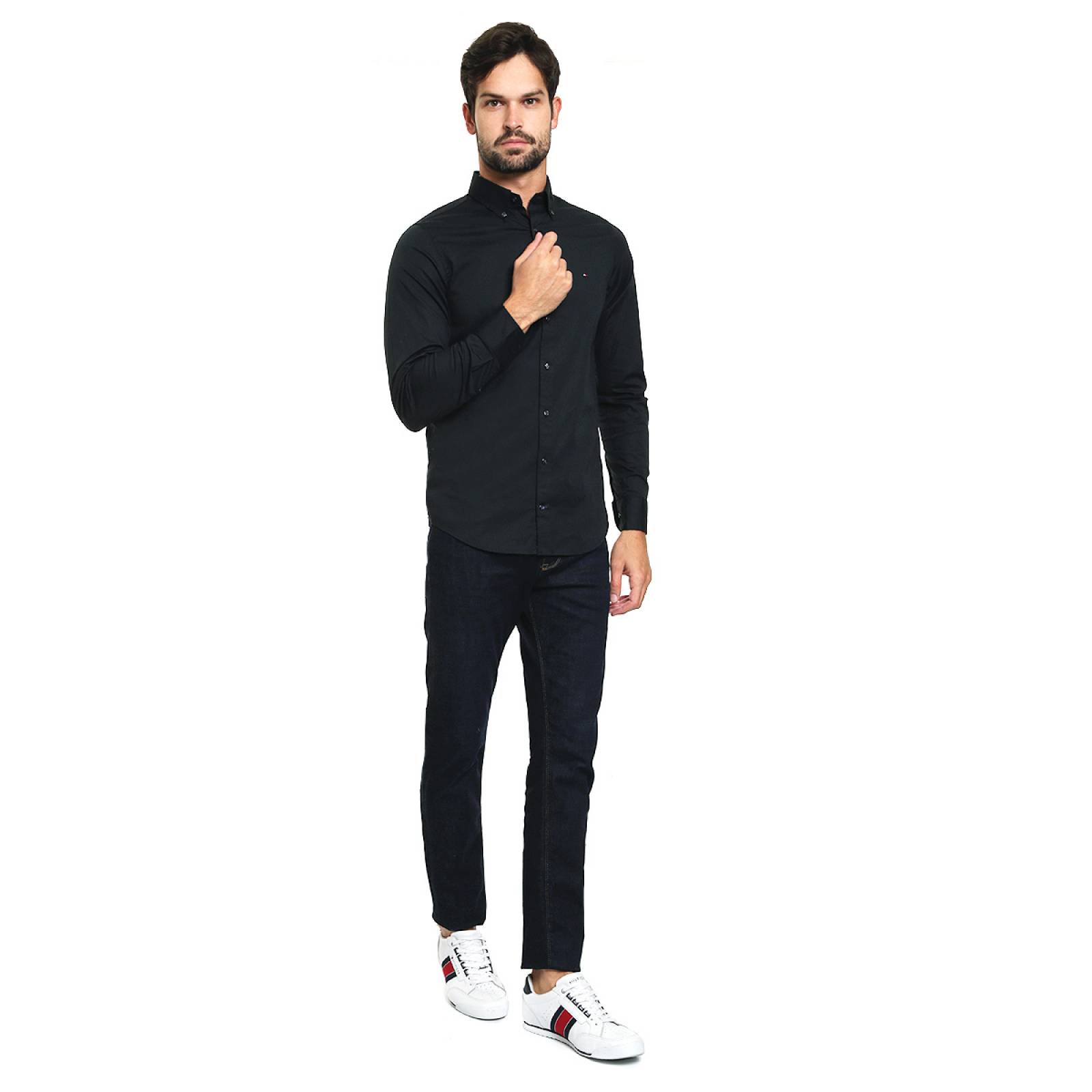 Camisa etch Poplin para Caballero