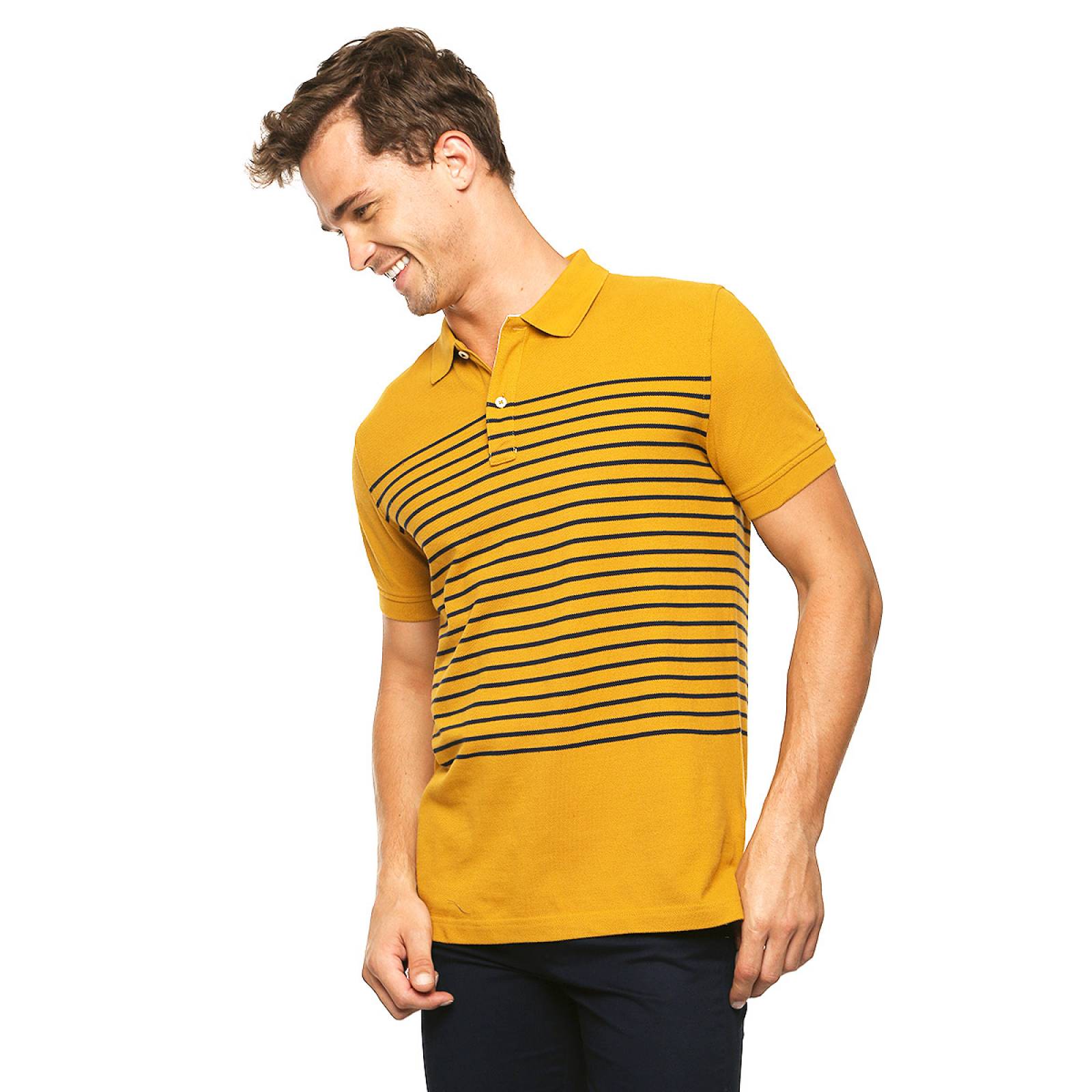 Playera Tommy Hilfiger Amarilla para Caballero