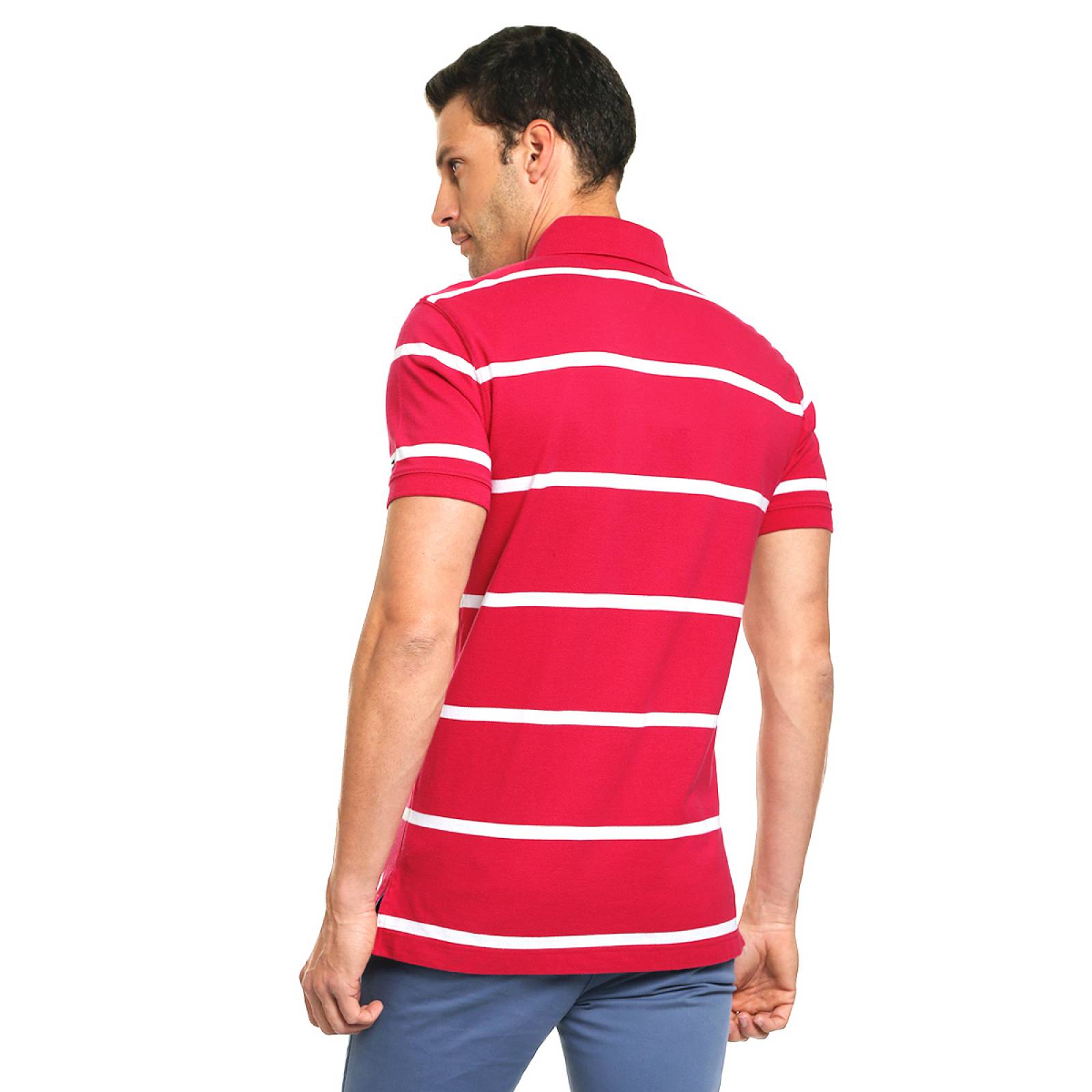 Polo Tommy Hilfiger a Rayas para Caballero