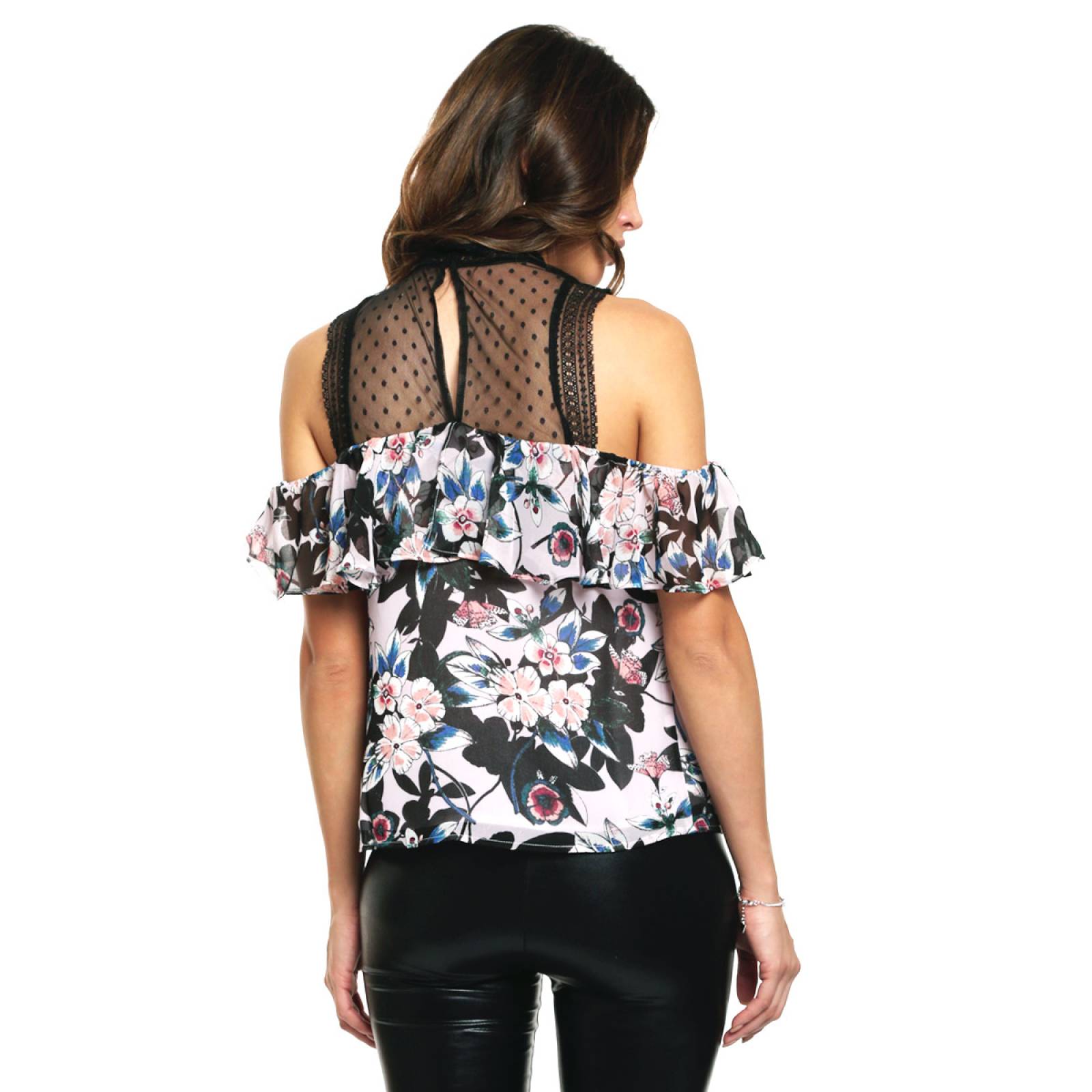 Blusa Shelbi Ruffle Top para Dama