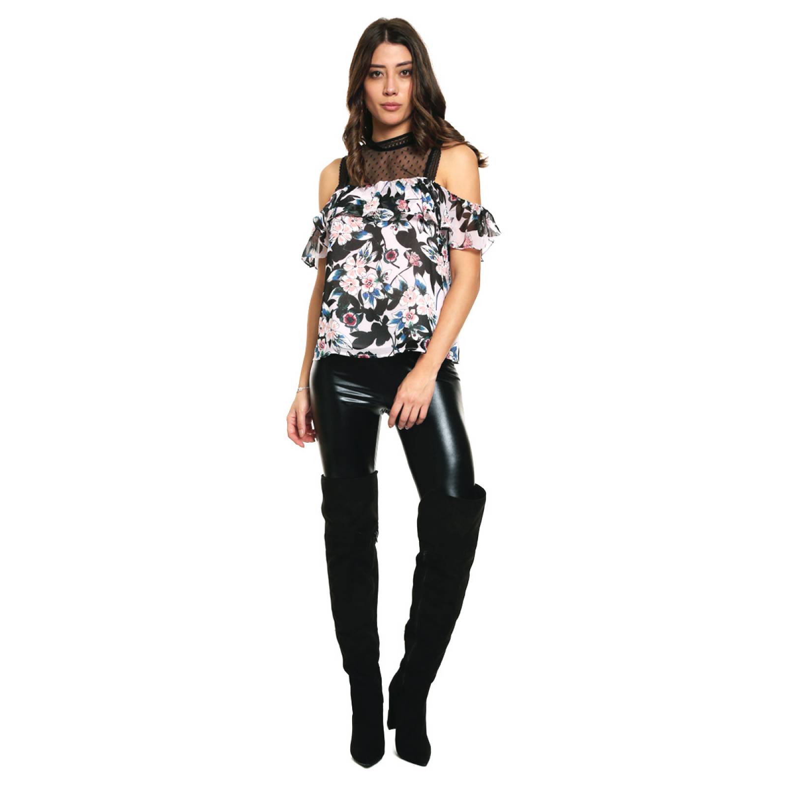 Blusa Shelbi Ruffle Top para Dama