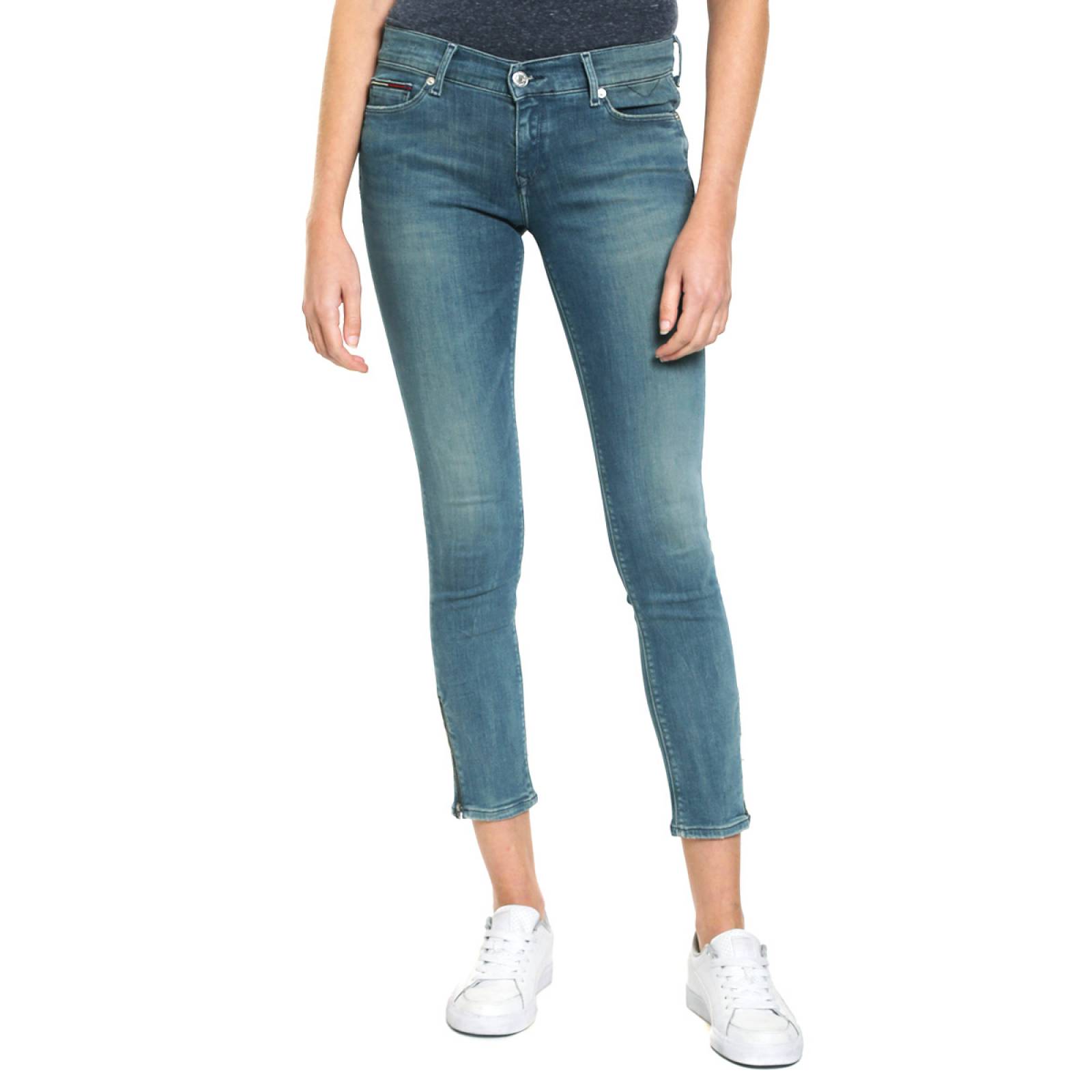 Jeans Mid Rise Skinny Nora para Dama