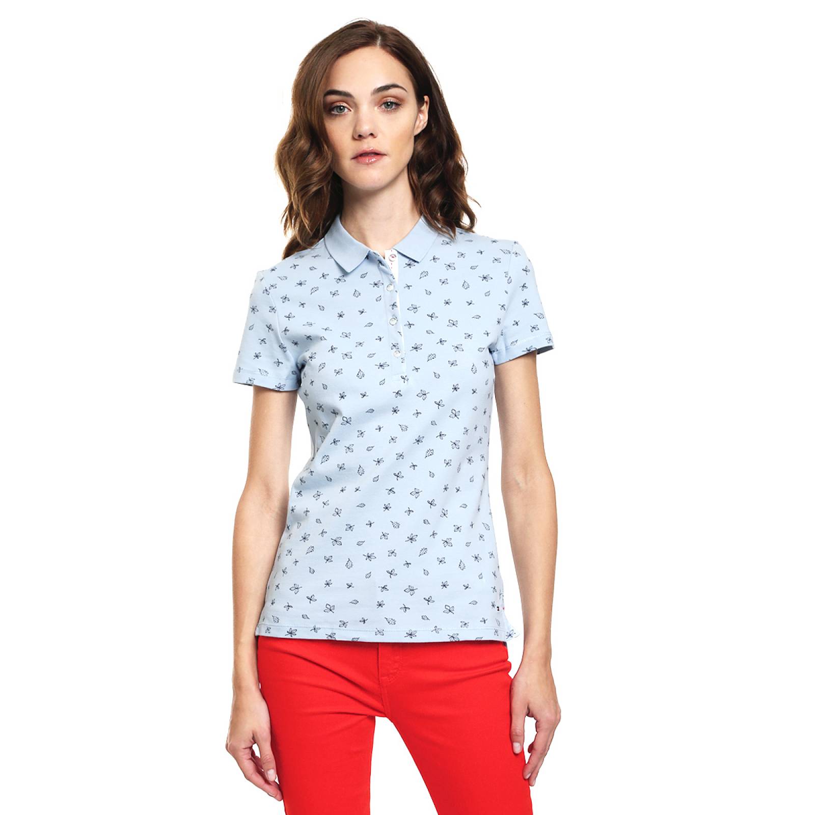 Playera Tecla Mini Prt Polo para Dama