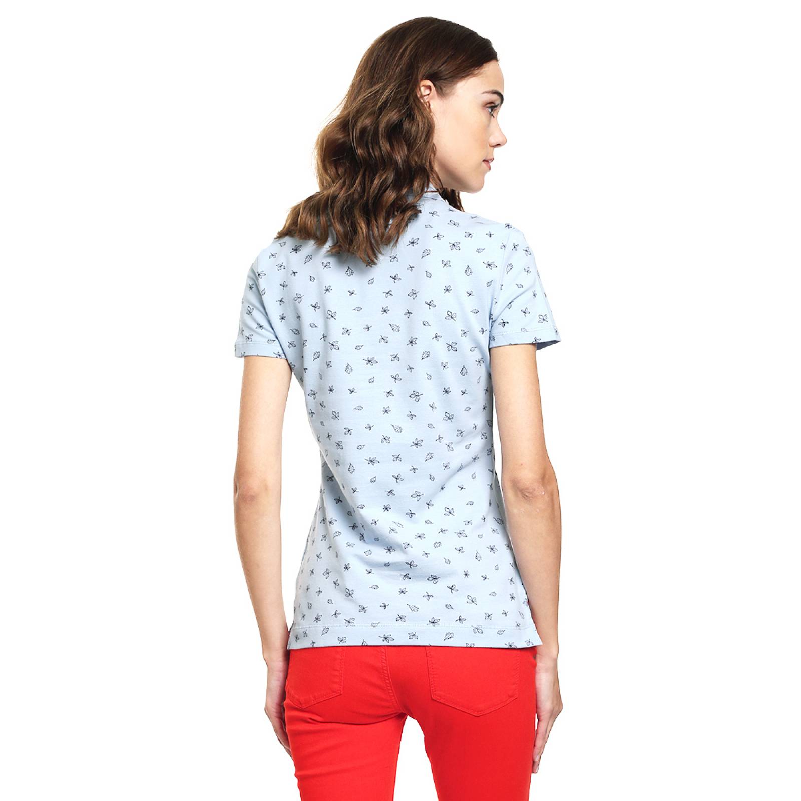 Playera Tecla Mini Prt Polo para Dama