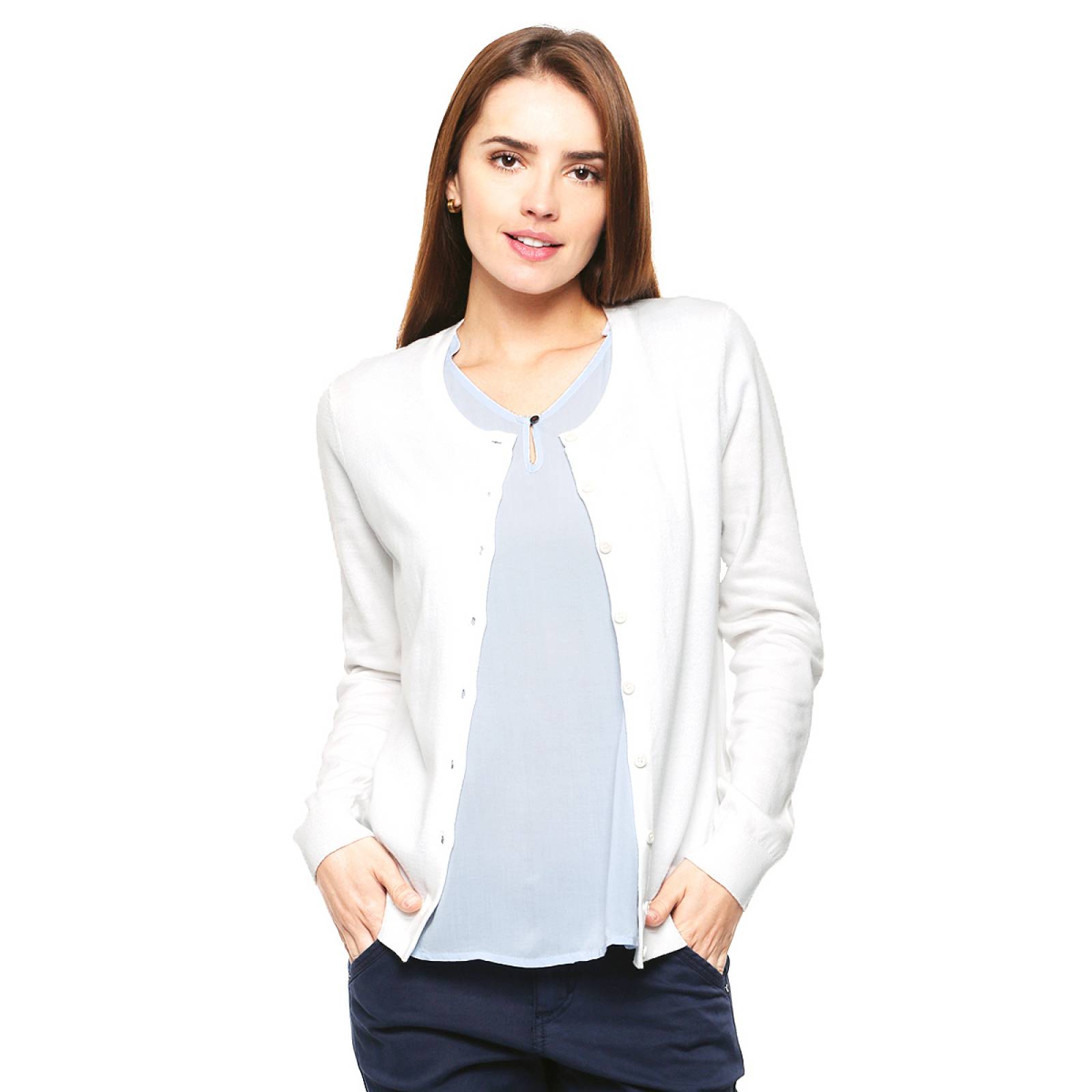 Suéter Tommy Hilfiger Blanco para Dama