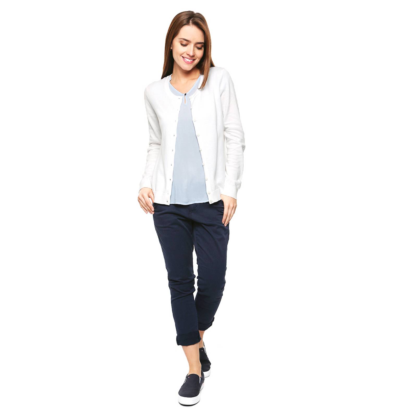 Suéter Tommy Hilfiger Blanco para Dama